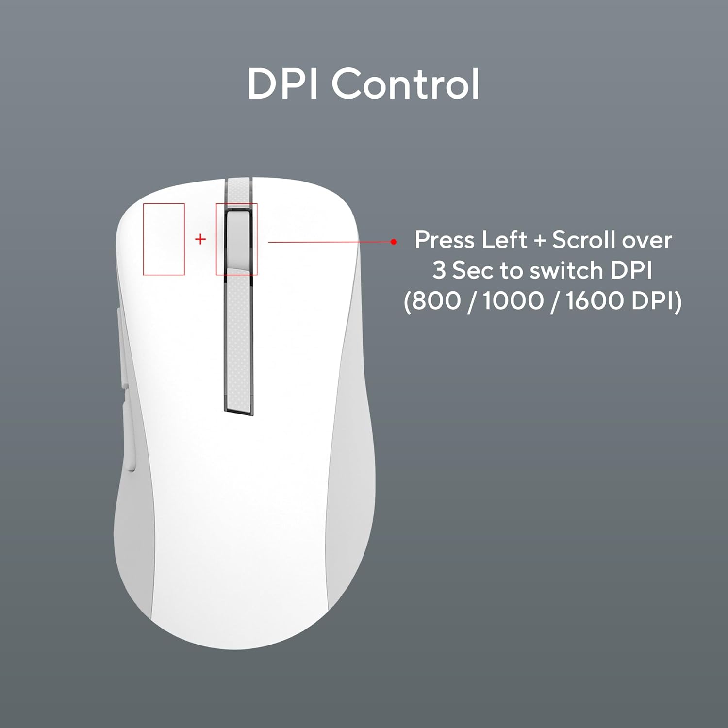ASUS MD102 Wireless Mouse White - image 6