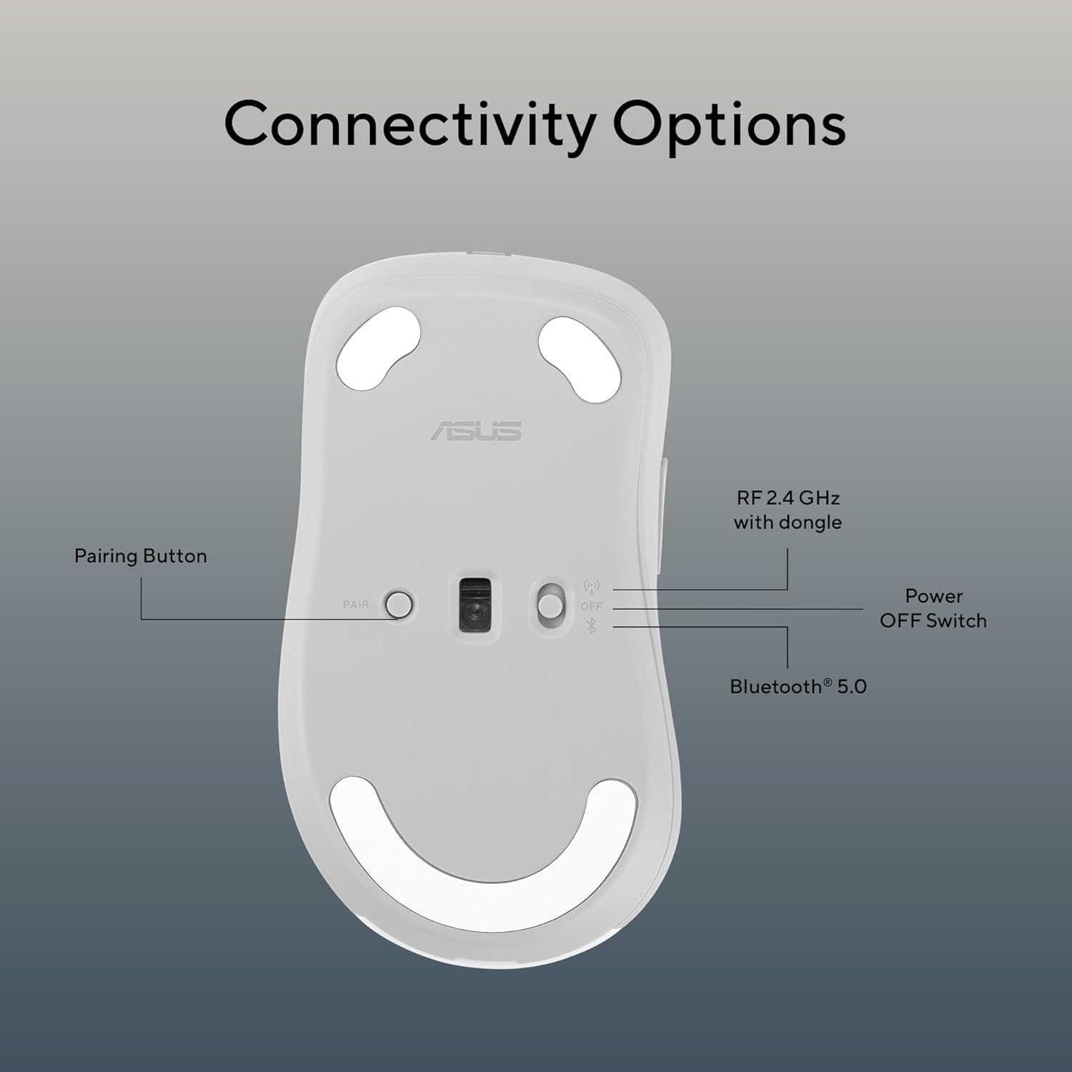 ASUS MD102 Wireless Mouse White - image 7