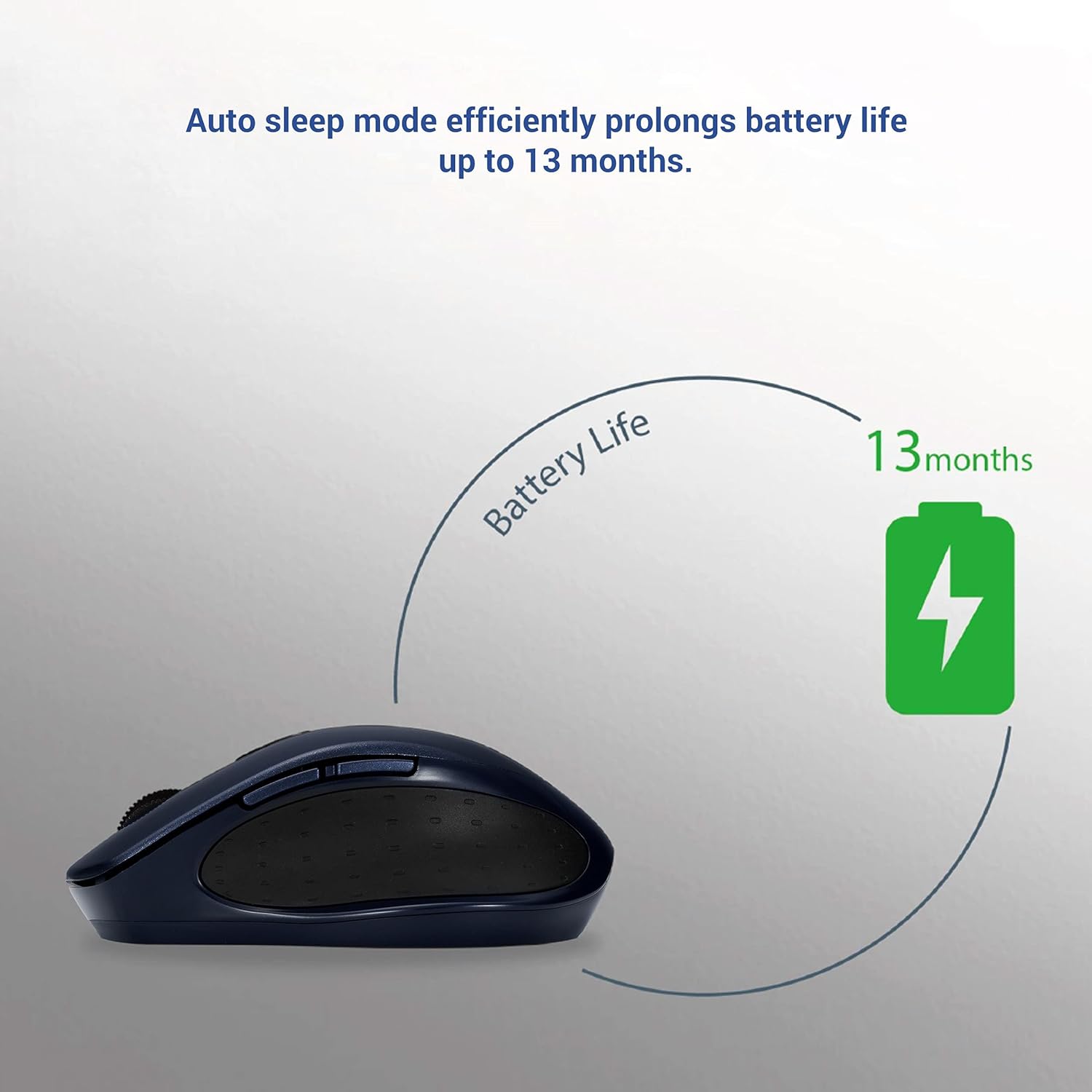 ASUS MW203 Blue Multi-Device Wireless Silent Mouse - image 5