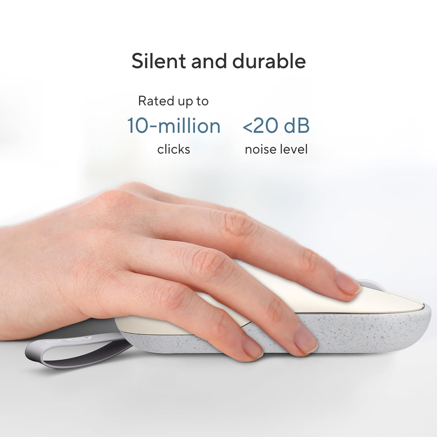 ASUS Marshmallow MD100 Oat Milk/Green Tea Latte Wireless Mouse - image 4