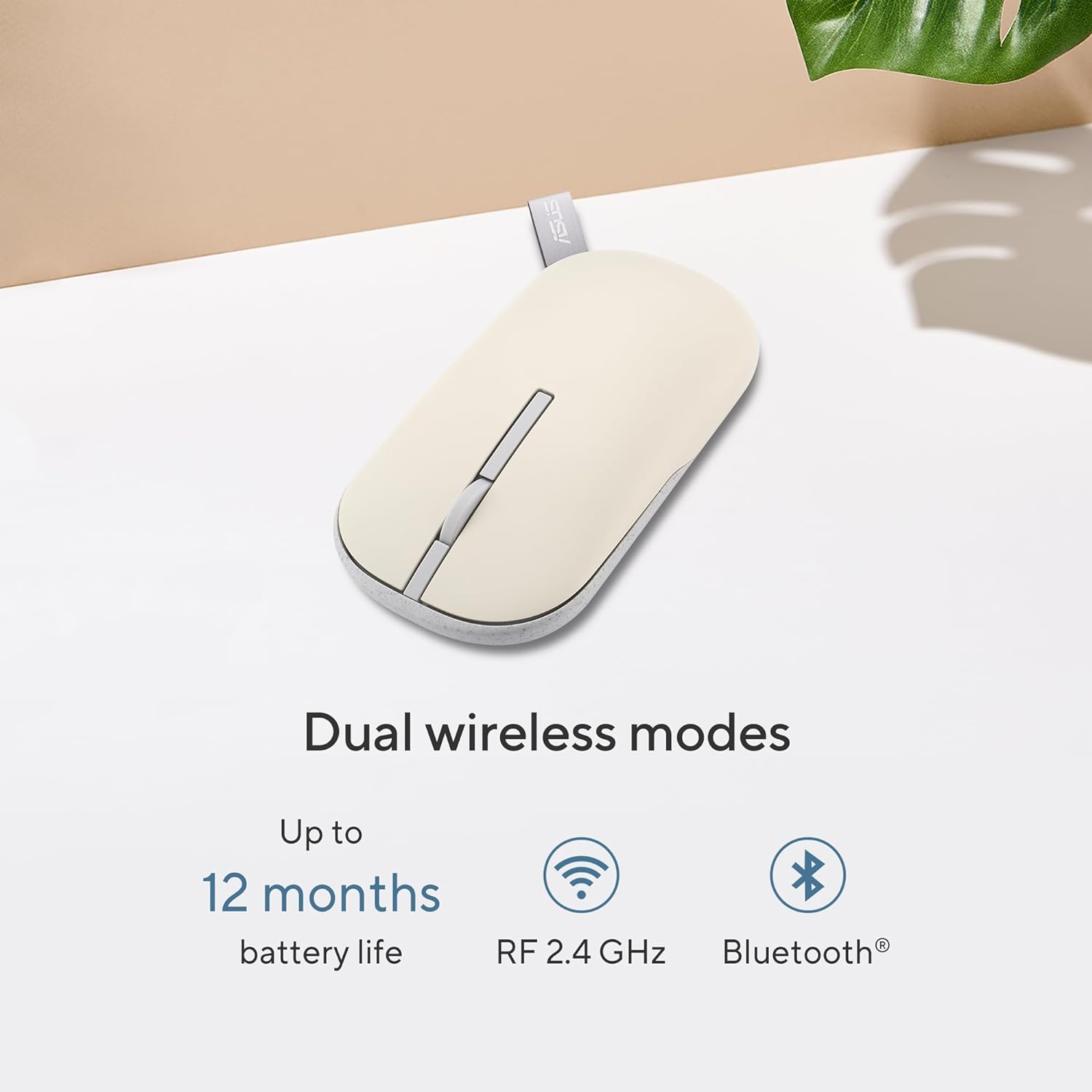 ASUS Marshmallow MD100 Oat Milk/Green Tea Latte Wireless Mouse - image 5