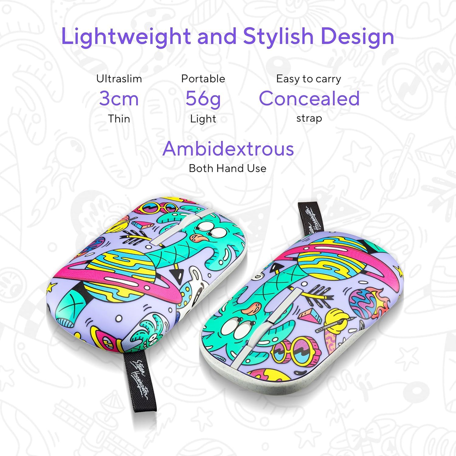 ASUS Marshmallow MD100 Steven Harrington Edition Wireless Mouse - image 3