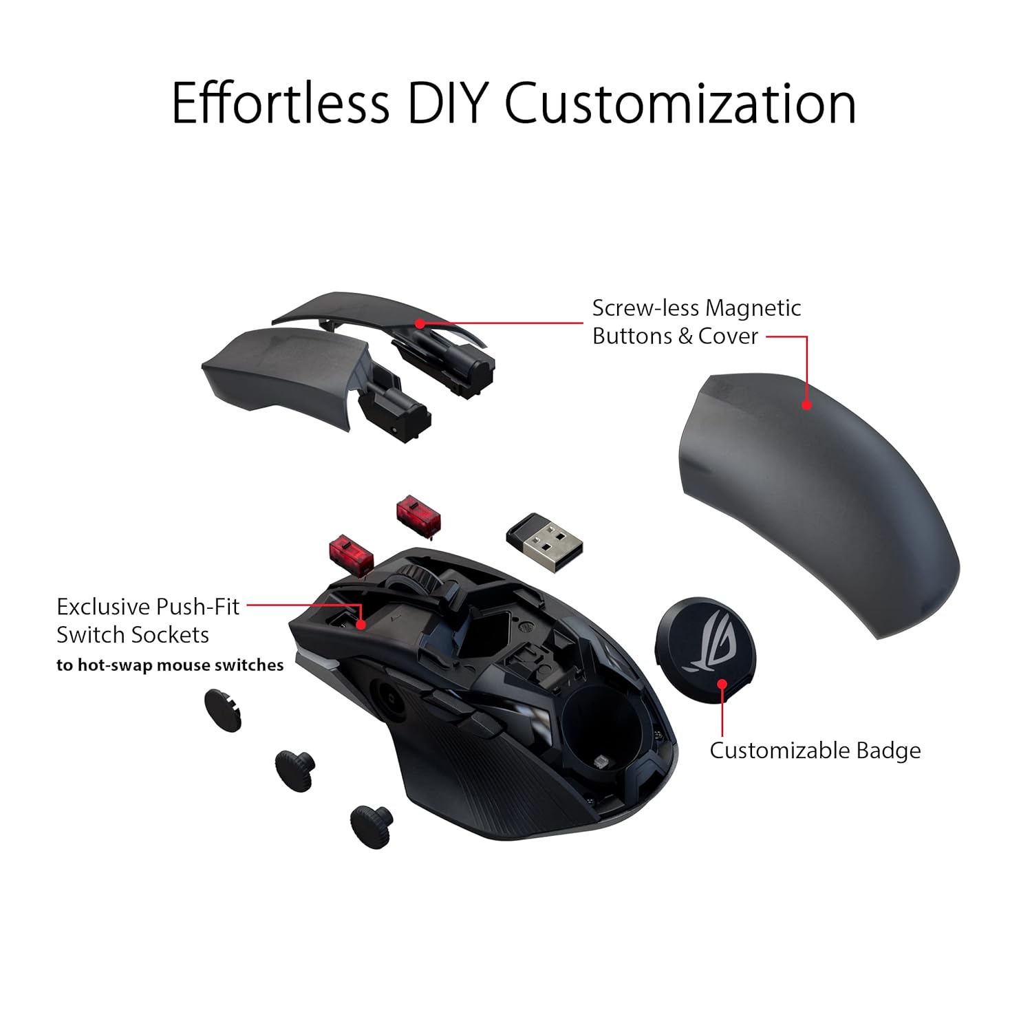 ASUS ROG Chakram X Wireless Gaming Mouse - image 7