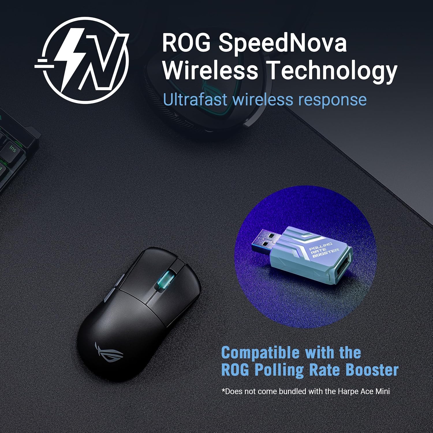 ASUS ROG Harpe Ace Mini Black Wireless Gaming Mouse - image 7