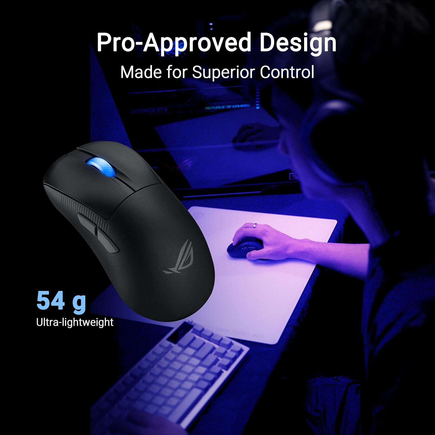 ASUS ROG Keris II Ace Wireless Black Gaming Mouse - image 3