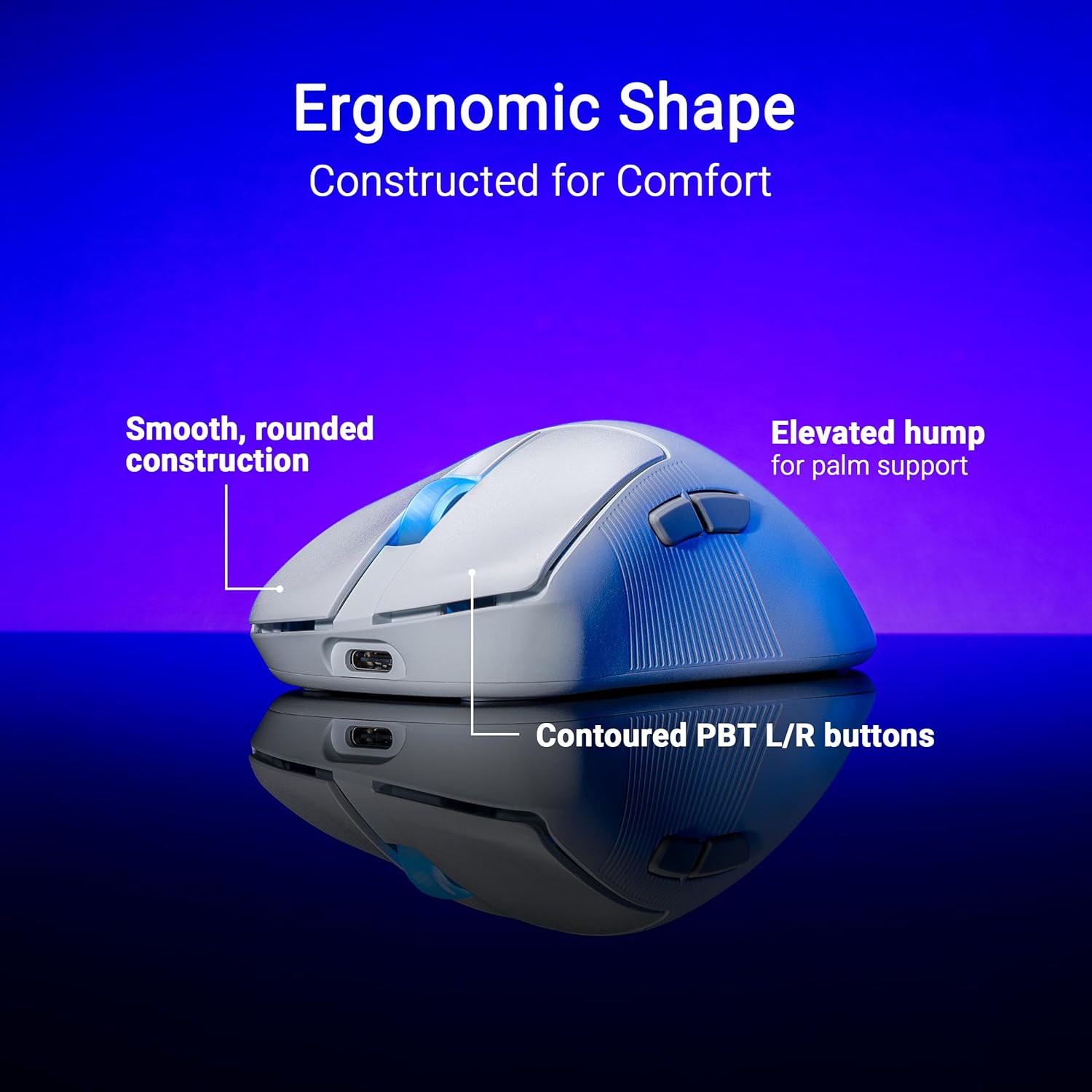 ASUS ROG Keris II Ace Wireless White Gaming Mouse - image 2
