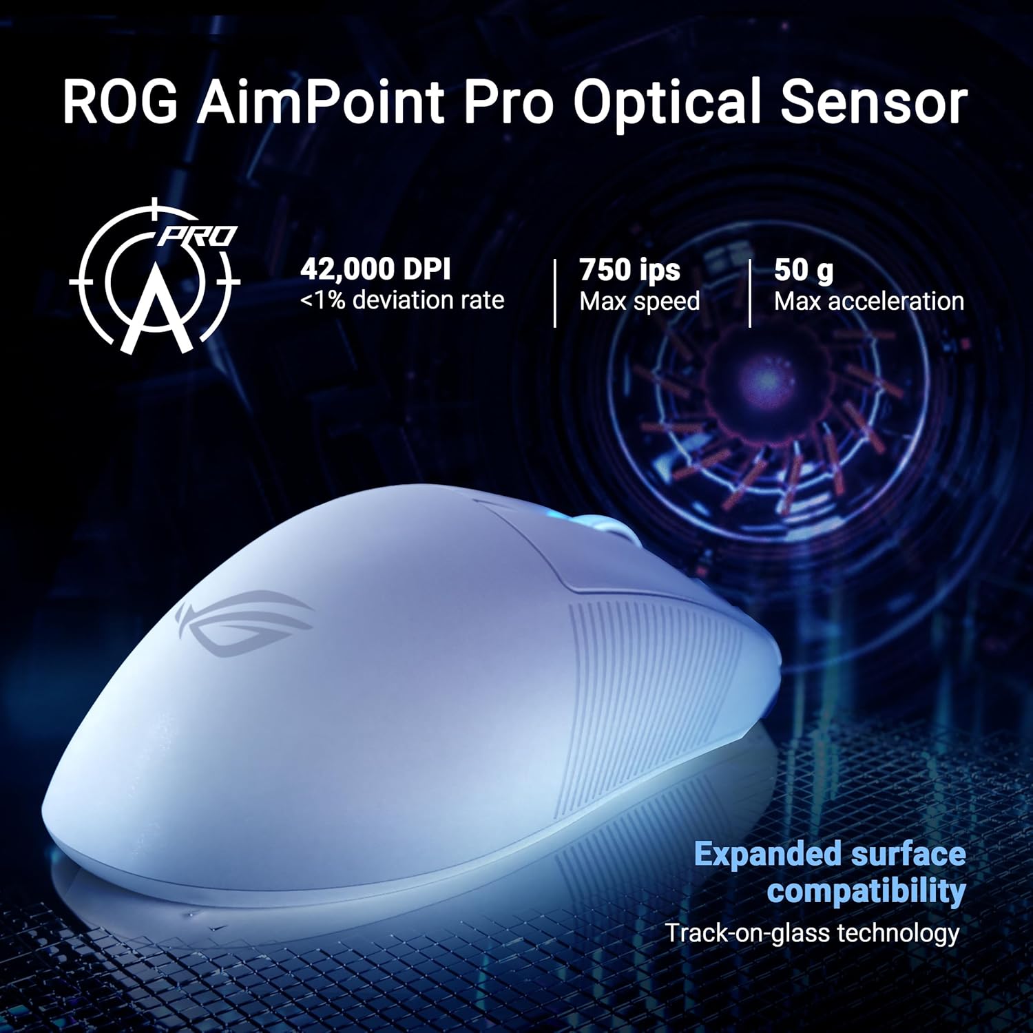 ASUS ROG Keris II Ace Wireless White Gaming Mouse - image 5
