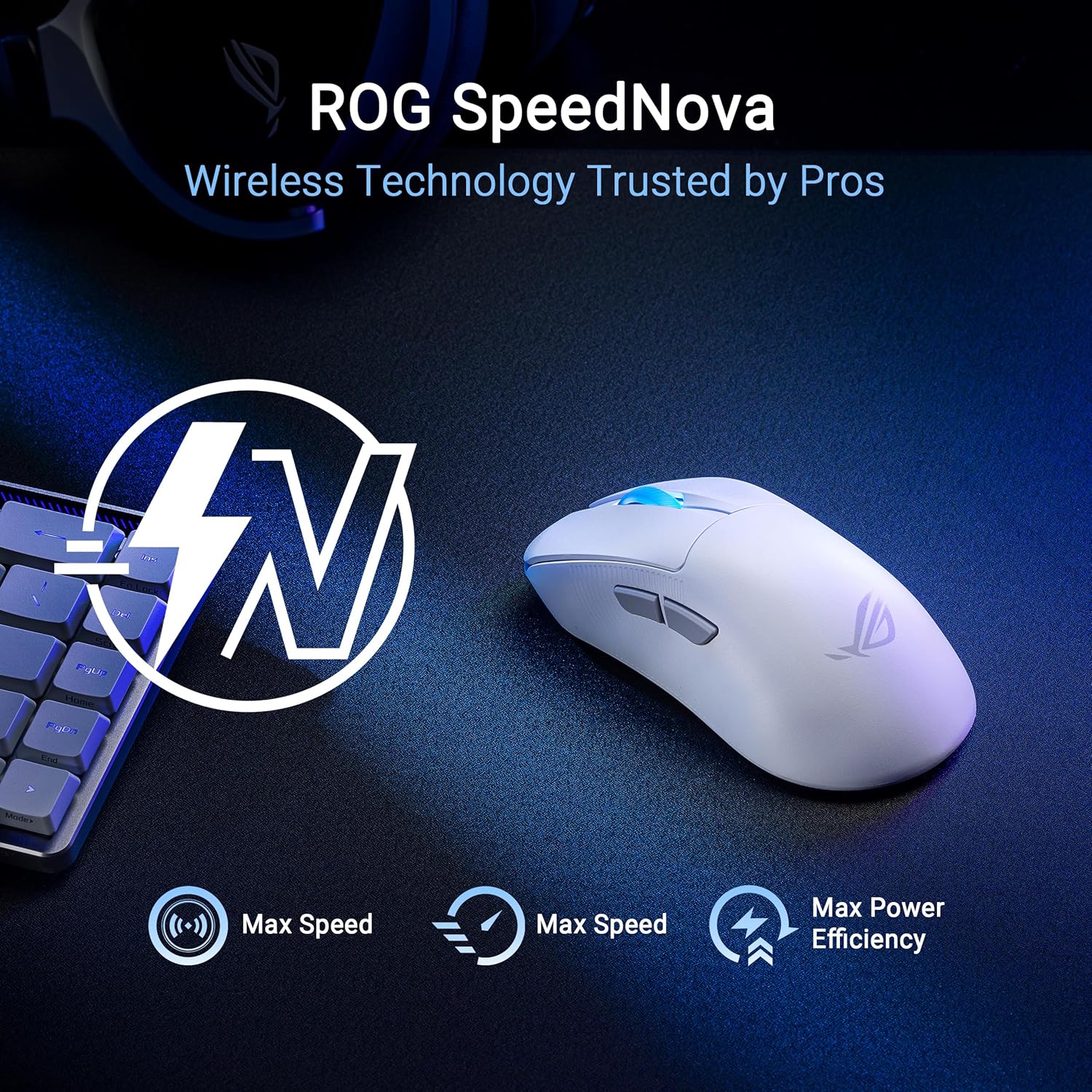 ASUS ROG Keris II Ace Wireless White Gaming Mouse - image 7