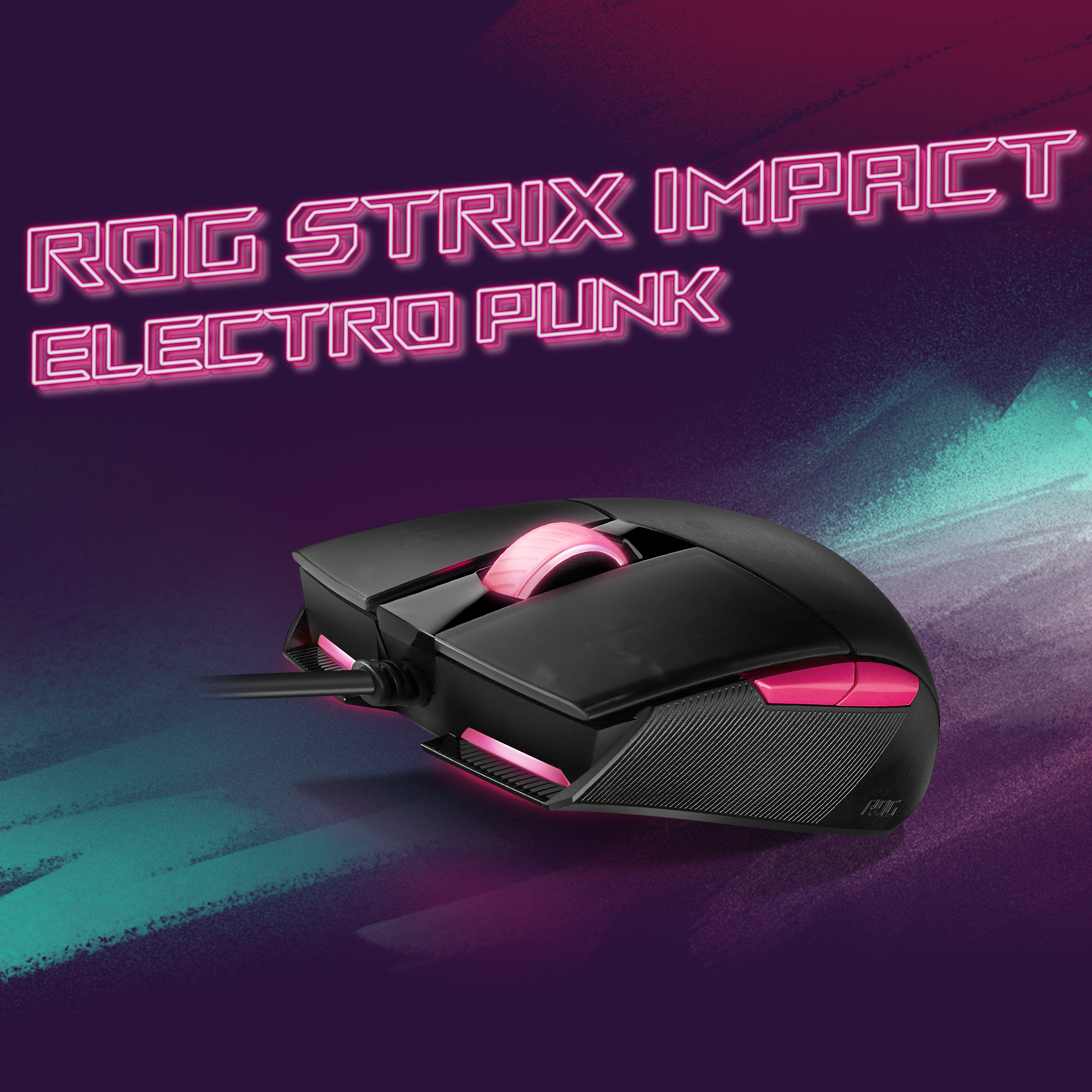 ASUS ROG Strix Impact II Electro Punk Gaming Mouse - image 2