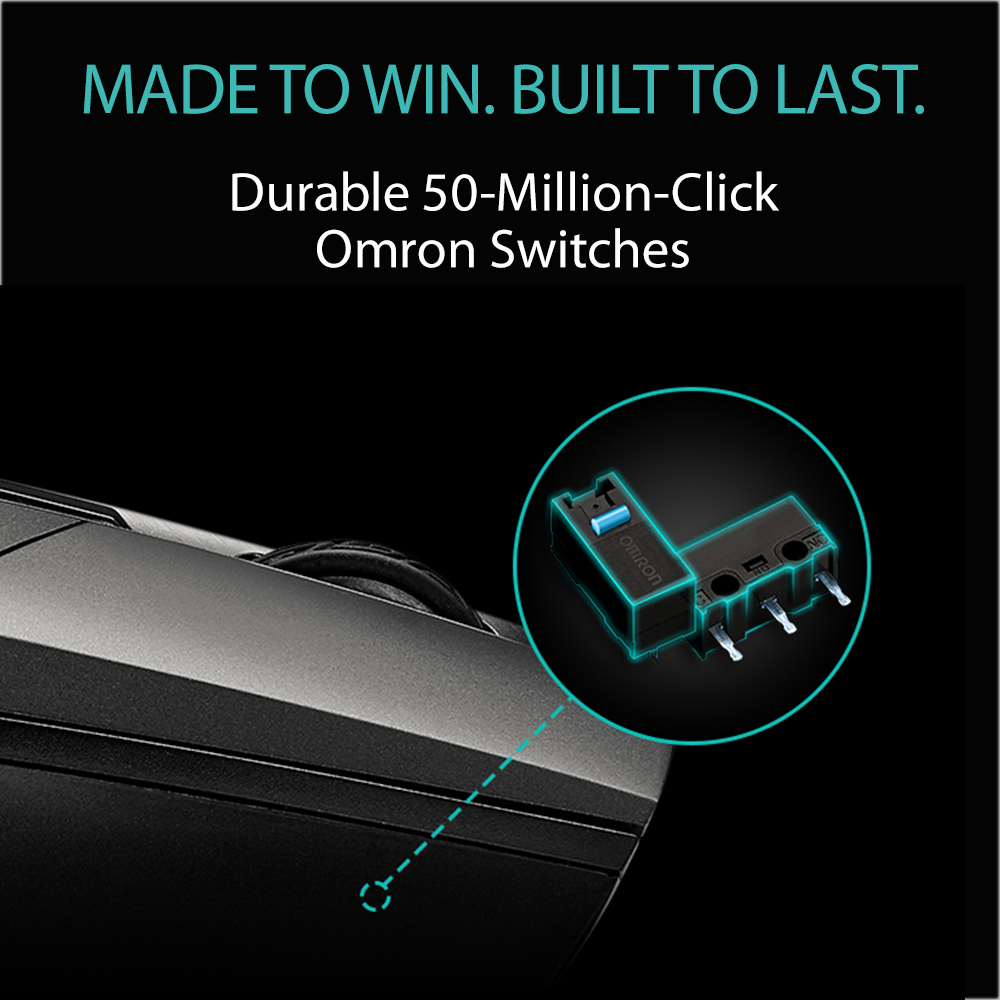 ASUS ROG Strix Impact Ambidextrous Gaming Mouse - image 3