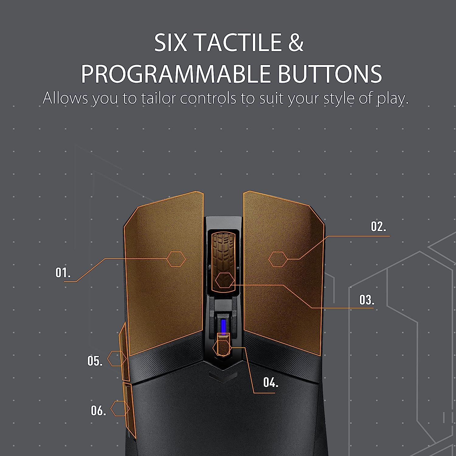 ASUS TUF Gaming M4 Wireless Gaming Mouse - image 6
