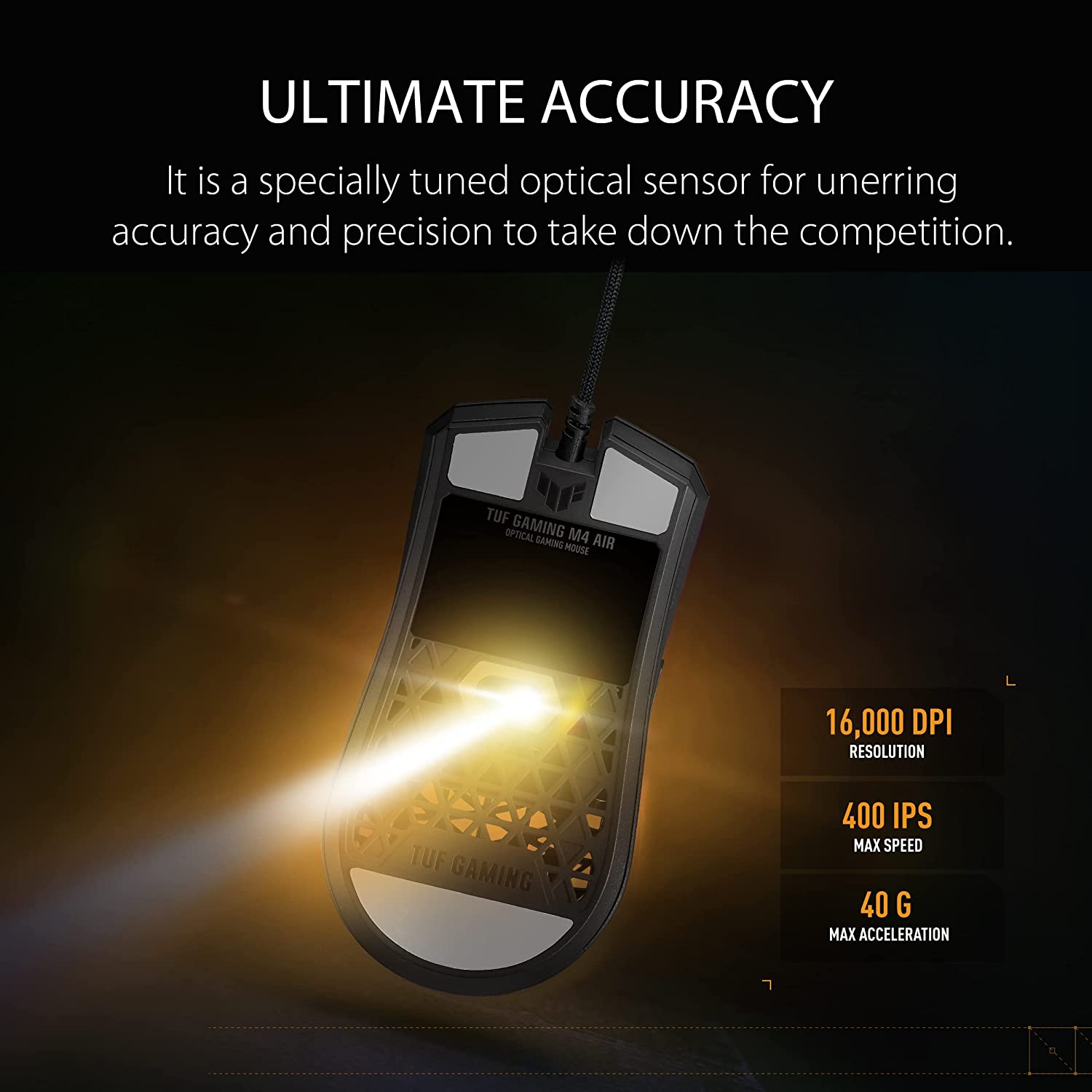 ASUS TUF Gaming M4 Air Lightweight 16,000 dpi Gaming Mouse - image 5