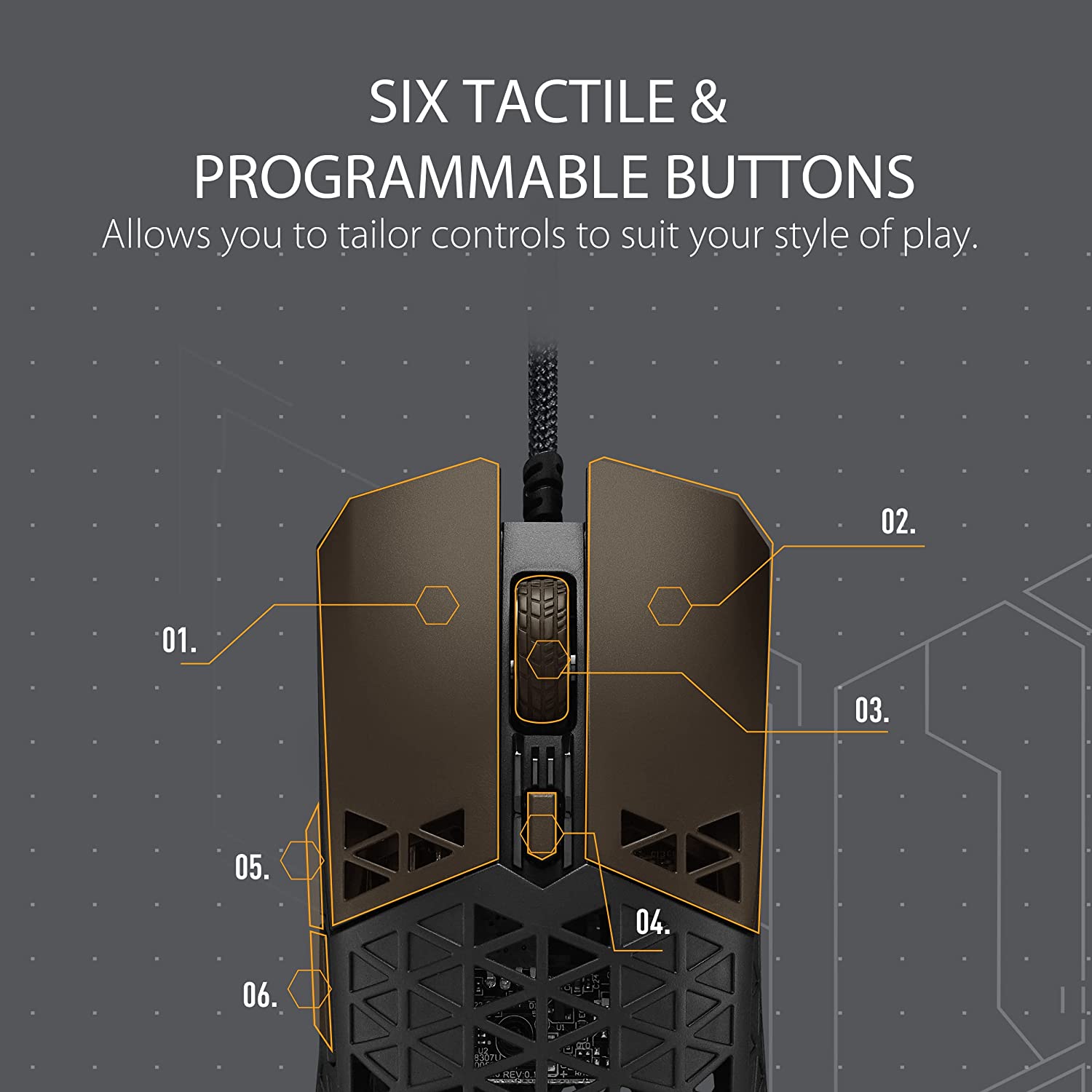 ASUS TUF Gaming M4 Air Lightweight 16,000 dpi Gaming Mouse - image 6