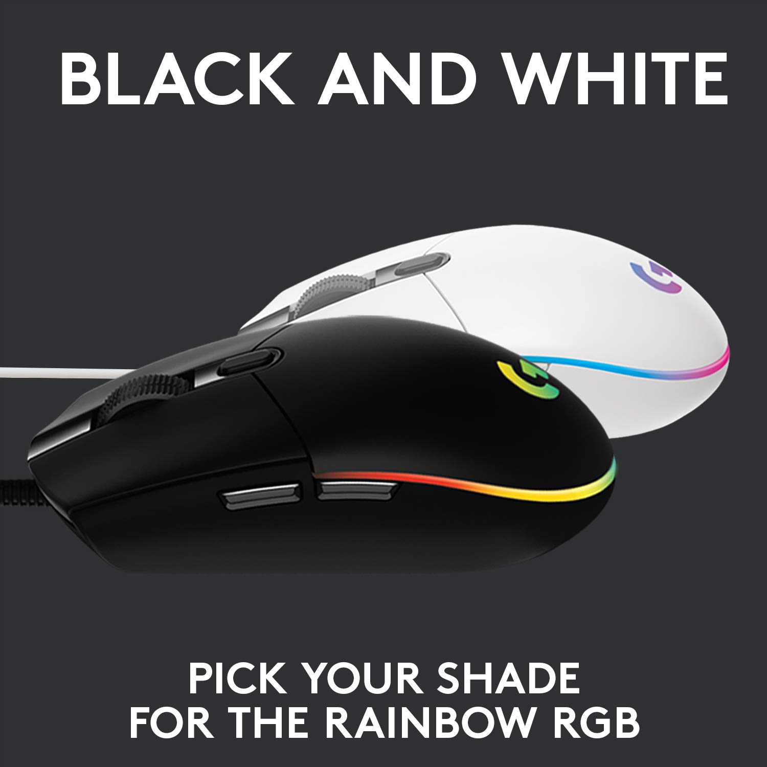 Logitech G102 Lightsync White 8000 DPI RGB Gaming Mouse - image 6