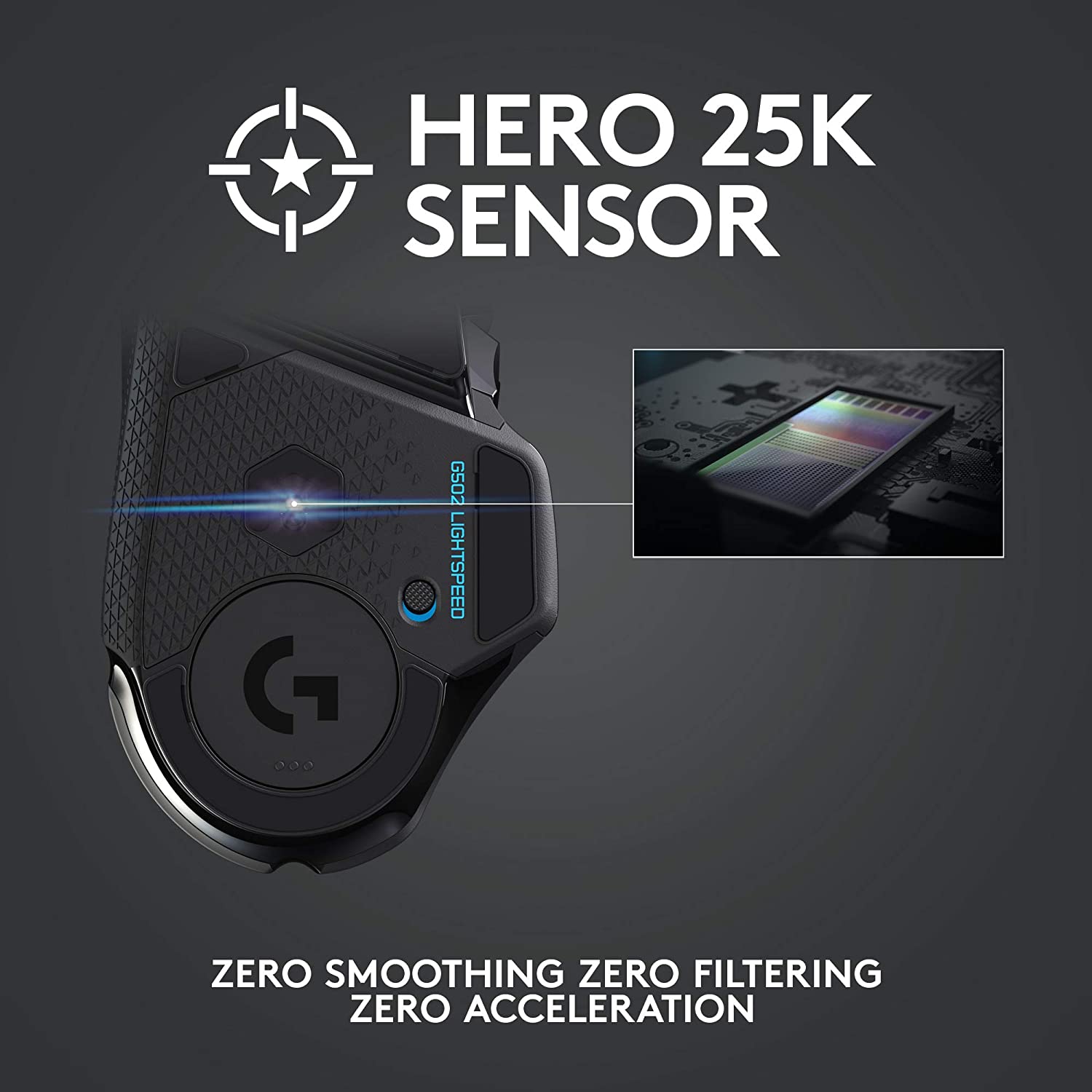 Logitech G502 Lightspeed 25,600 DPI Wireless Gaming Mouse - image 3