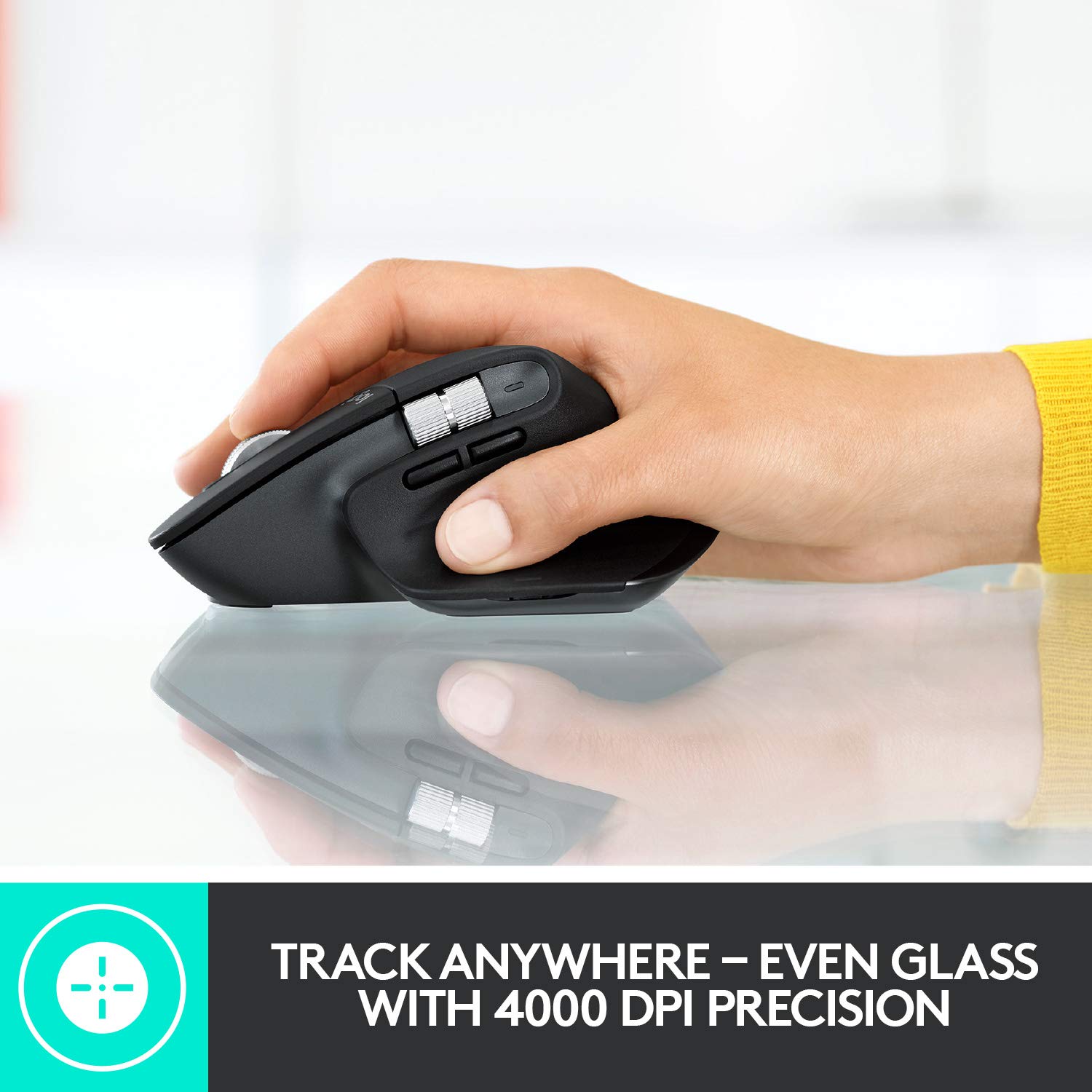 Logitech MX Master 3 Wireless Mouse Dark Grey - image 5