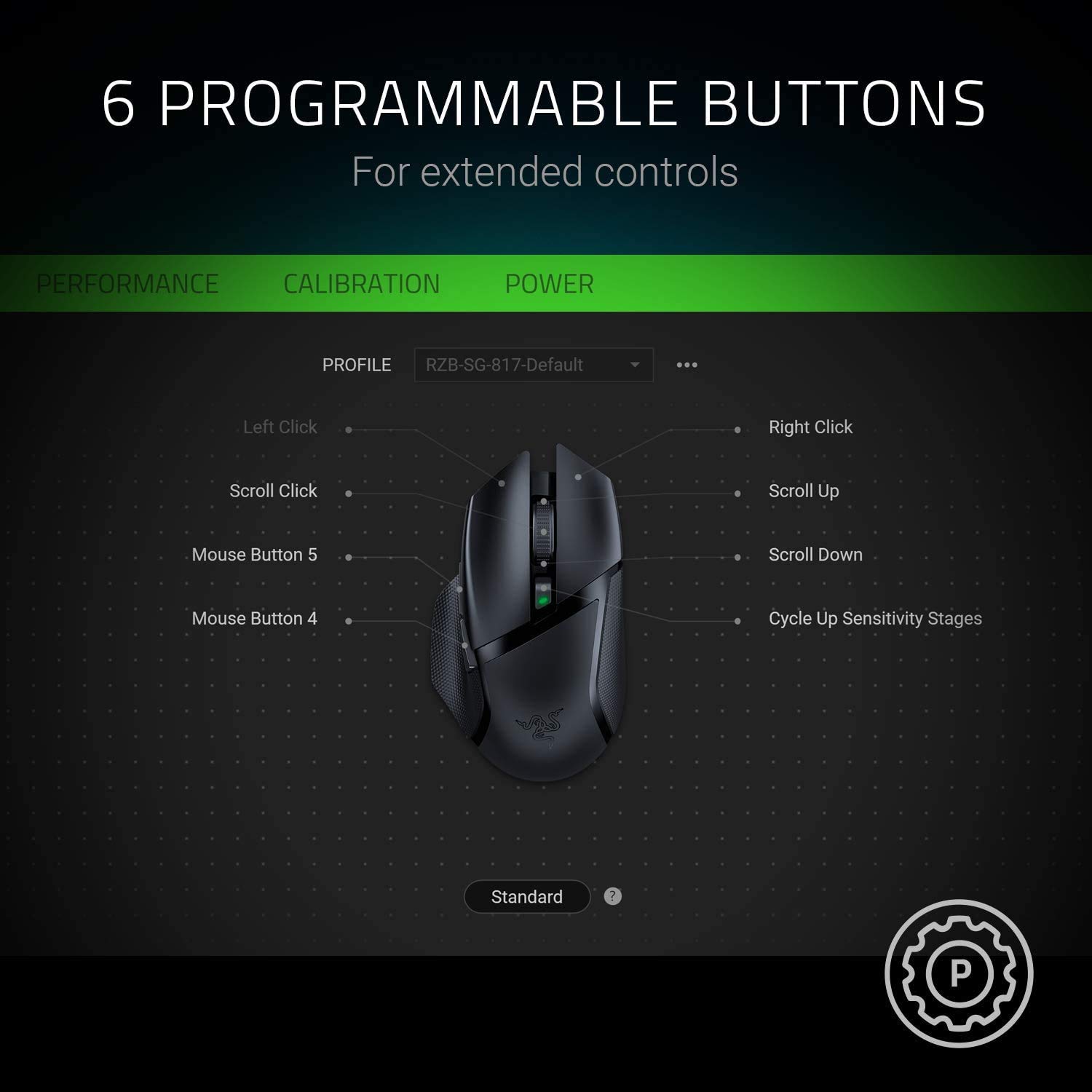 Razer Basilisk X HyperSpeed Wireless Gaming Mouse - image 6