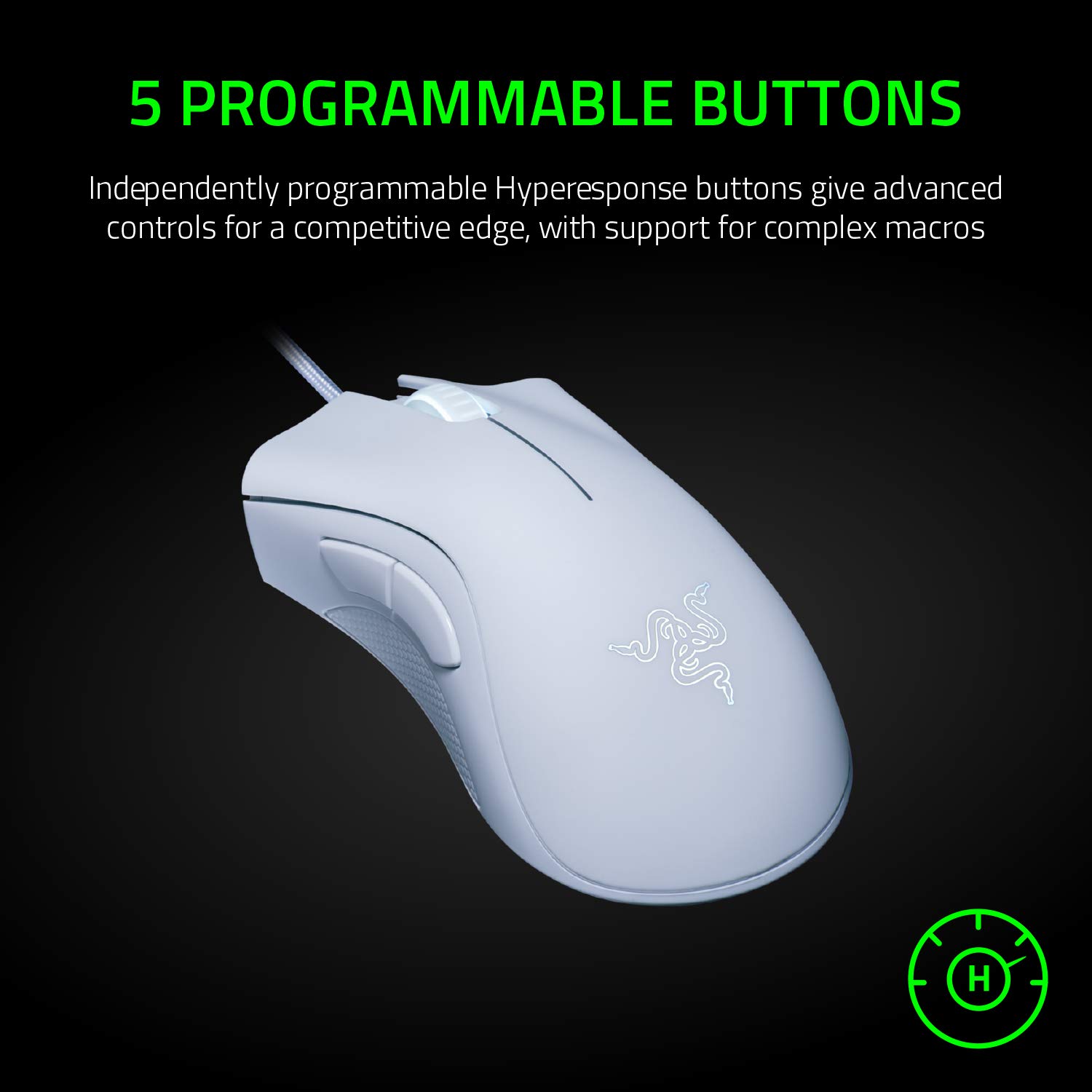 Razer DeathAdder Essential Gaming Mouse White - image 4