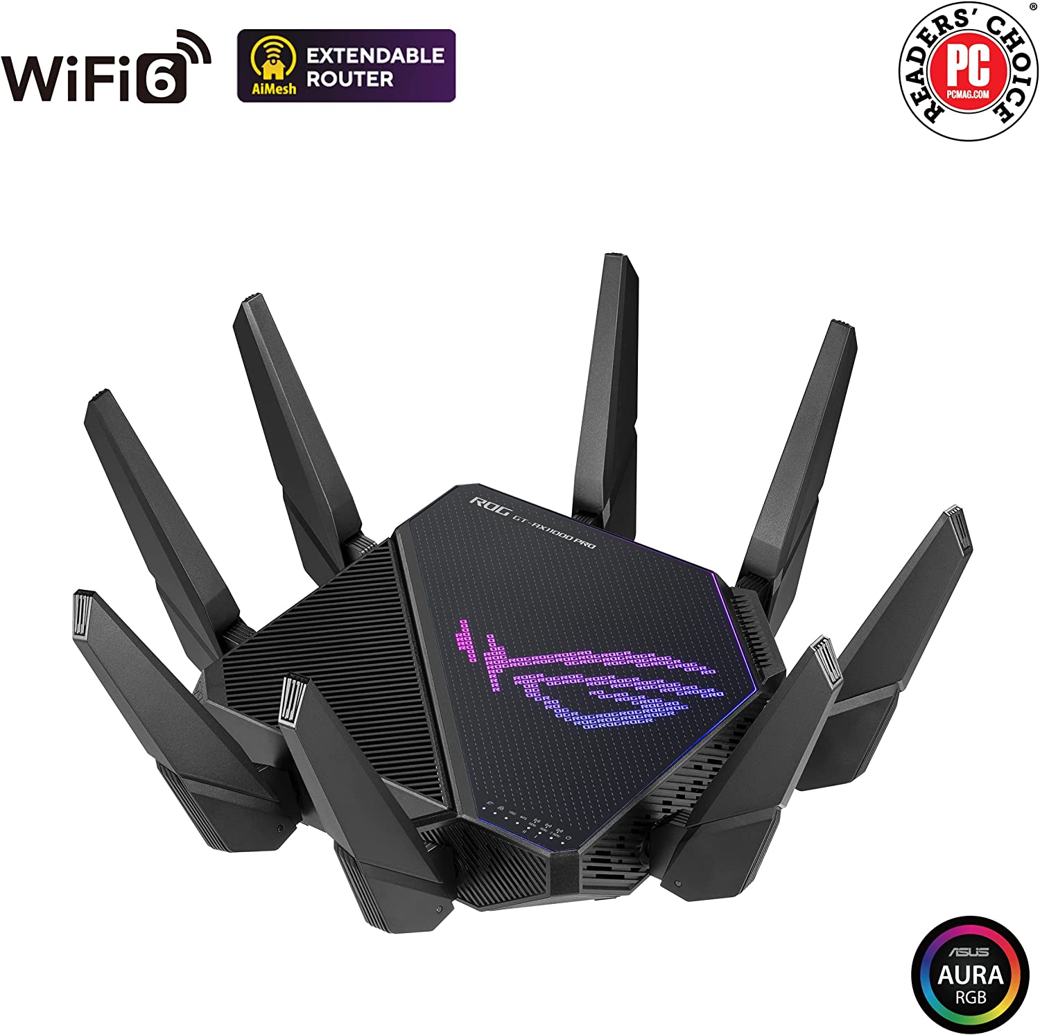ASUS ROG Rapture GT-AX11000 Pro Tri-Band WiFi6 Gaming Router - image 9