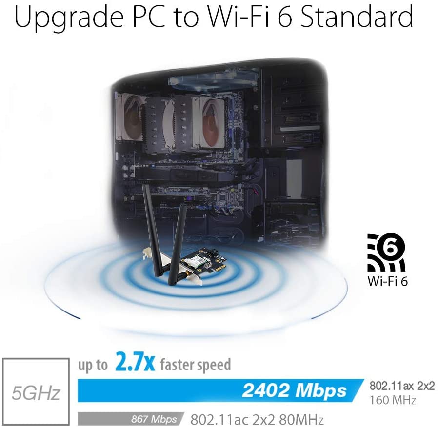 ASUS PCE-AX3000 Dual Band PCI-E adapter | WiFi 6 | Bluetooth - image 5