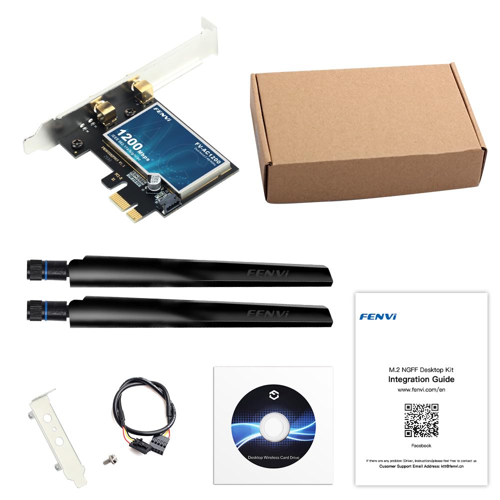 FENVI FV-AC1200S WIFI 5 PCIE WiFi Network Adapter Card - image 6