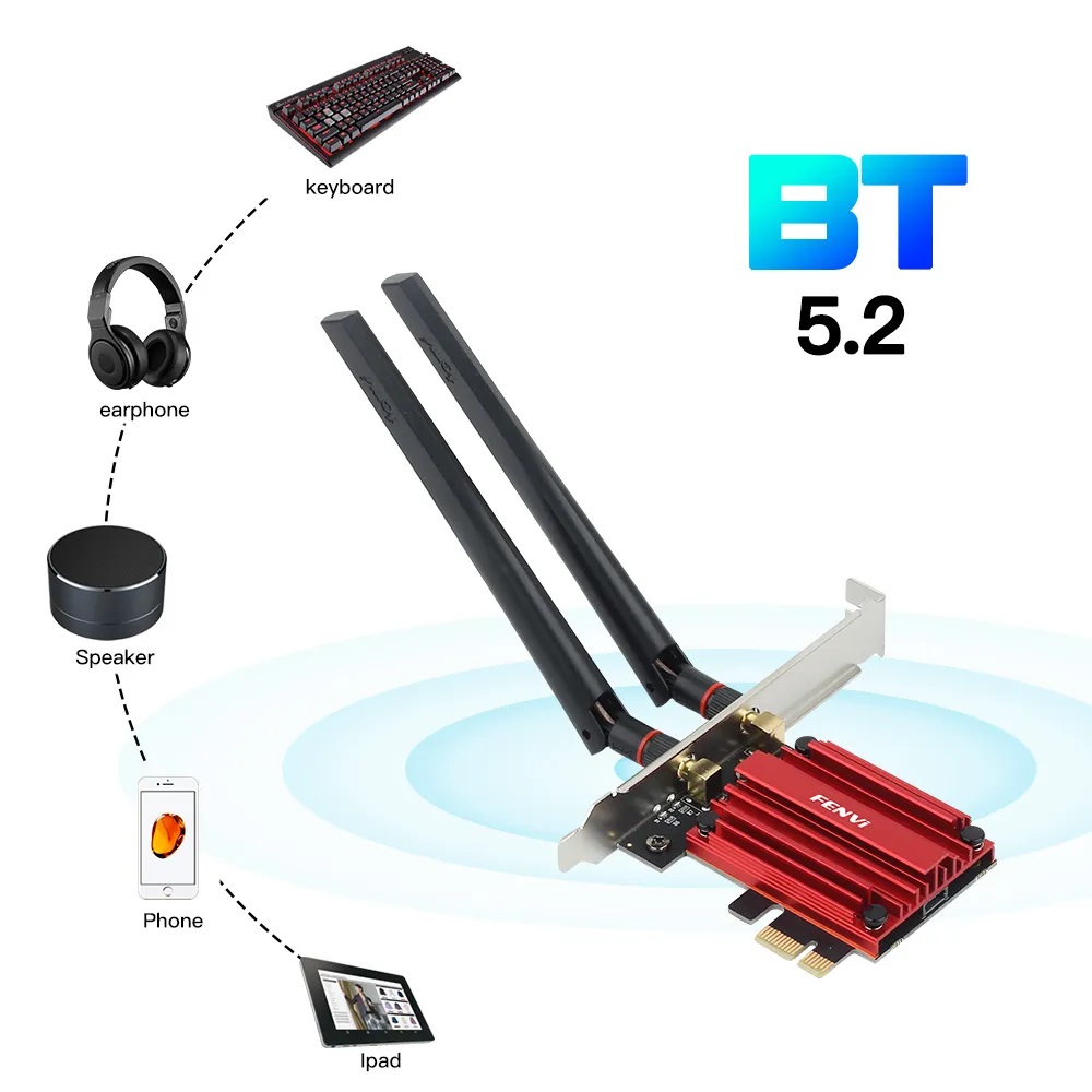FENVI FV-AX1800 WIFI 6 PCIE WiFi Network Adapter Card - image 3