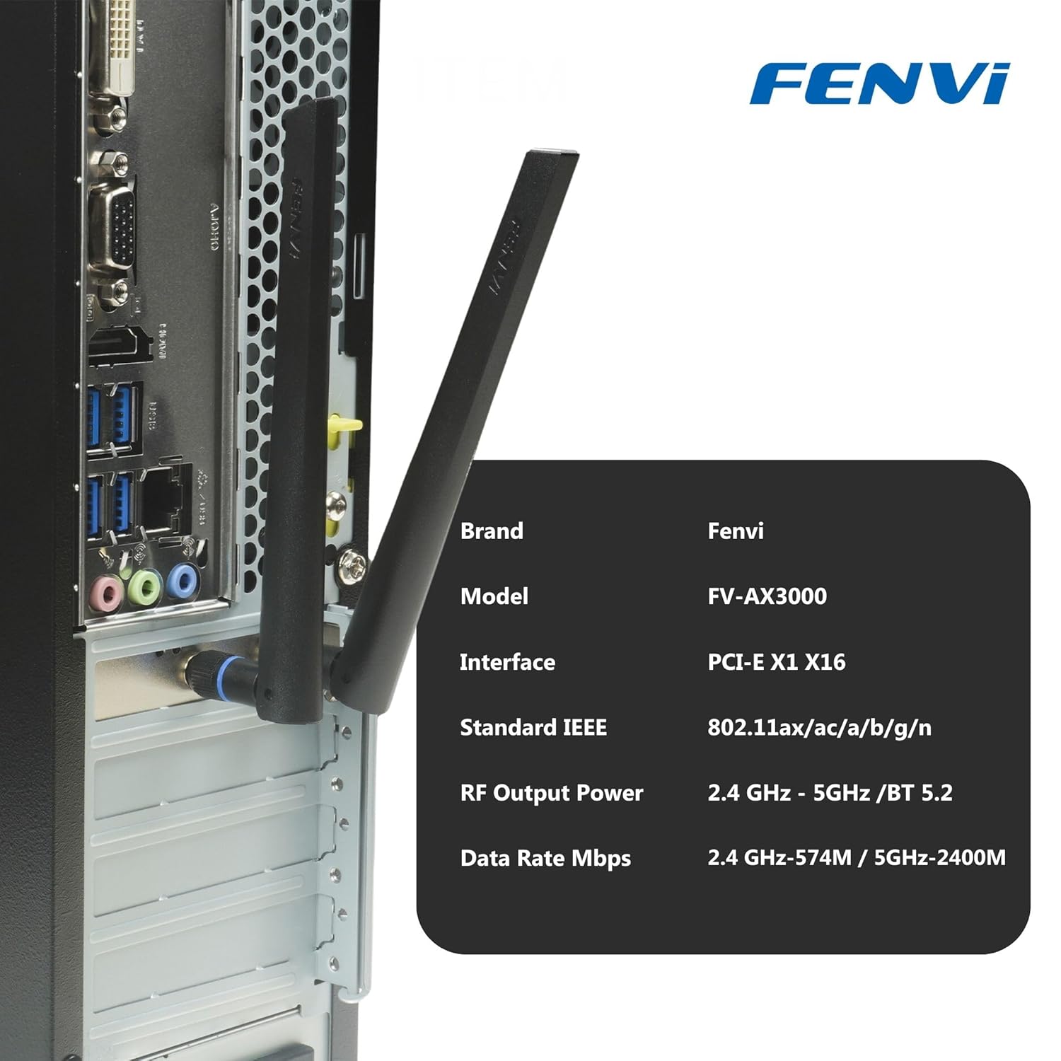 FENVI FV-AX3000 WIFI 6 PCIE WiFi Network Adapter Card - image 5