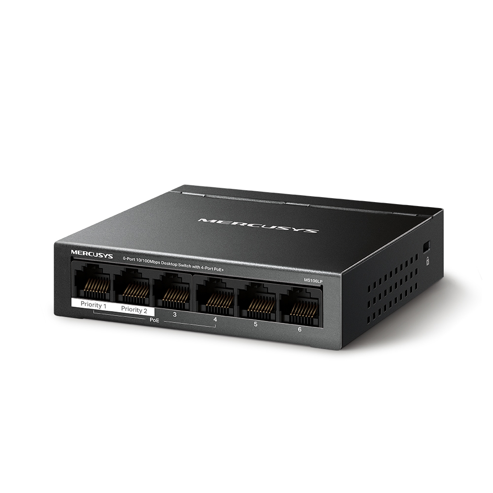 Mercusys MS106LP 6-Port 100Mbps PoE+ Networking Switch - image 2