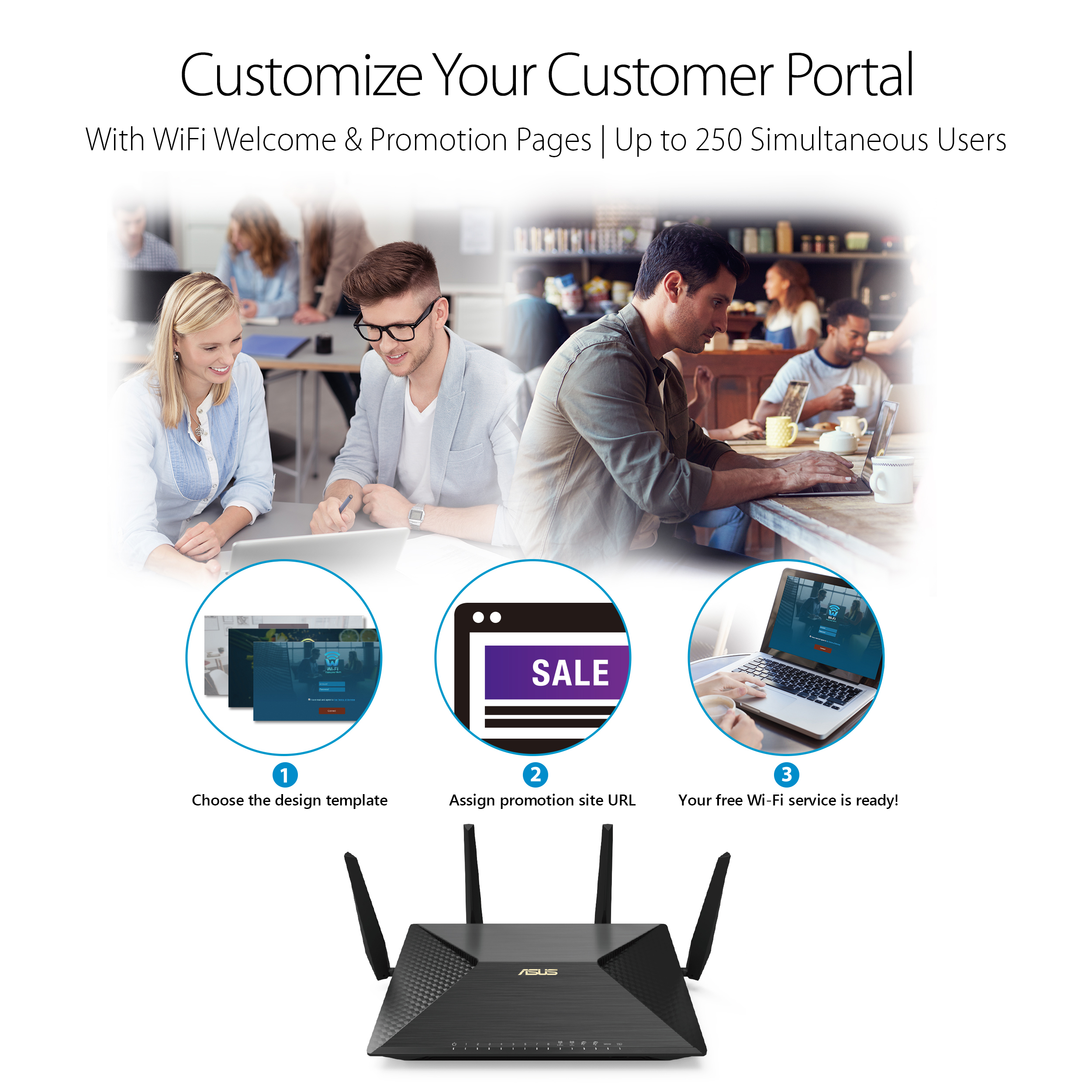 ASUS BRT-AC828 AC2600 Hardware Dual-WAN VPN Router - image 4