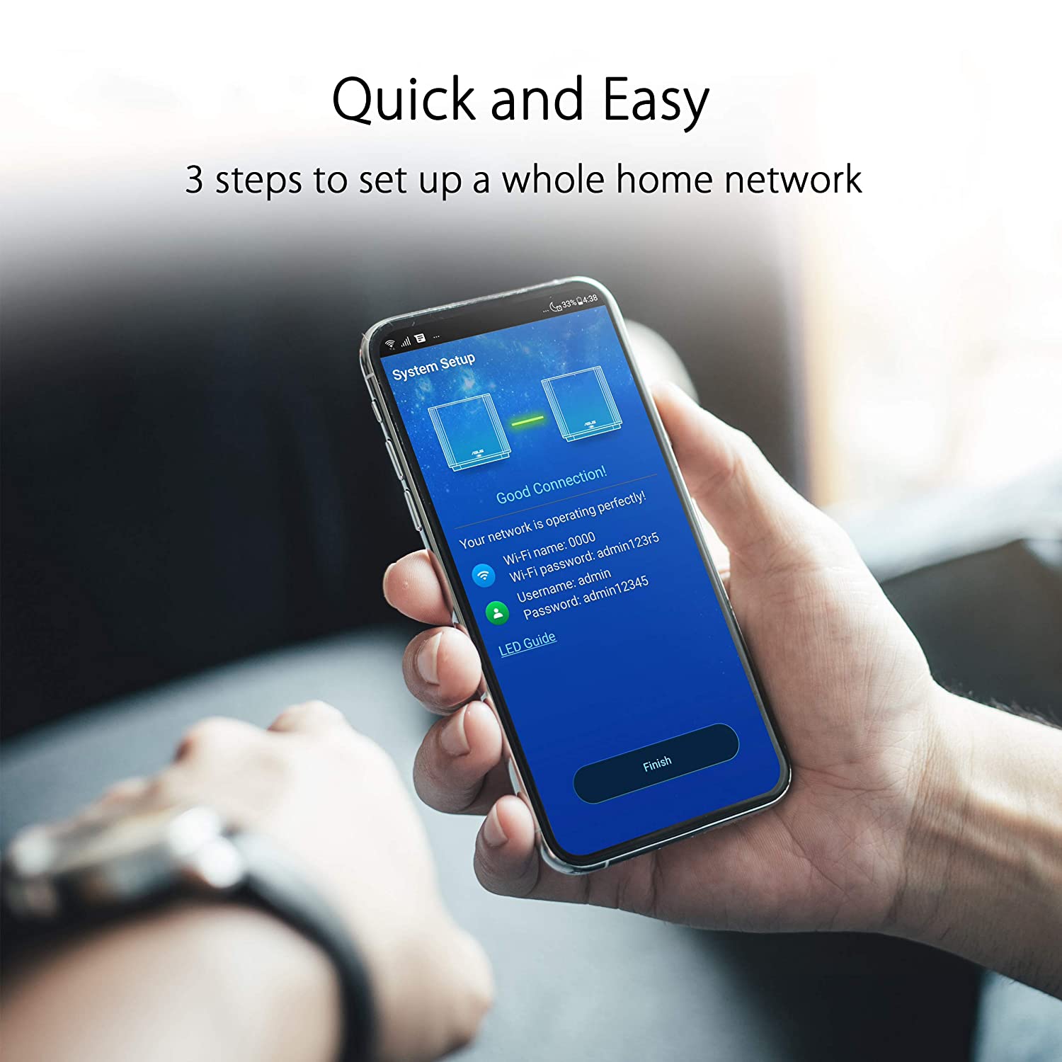 ASUS ZenWiFi AX XT8 AX6600 Extendable Router Dual Pack Black - image 5