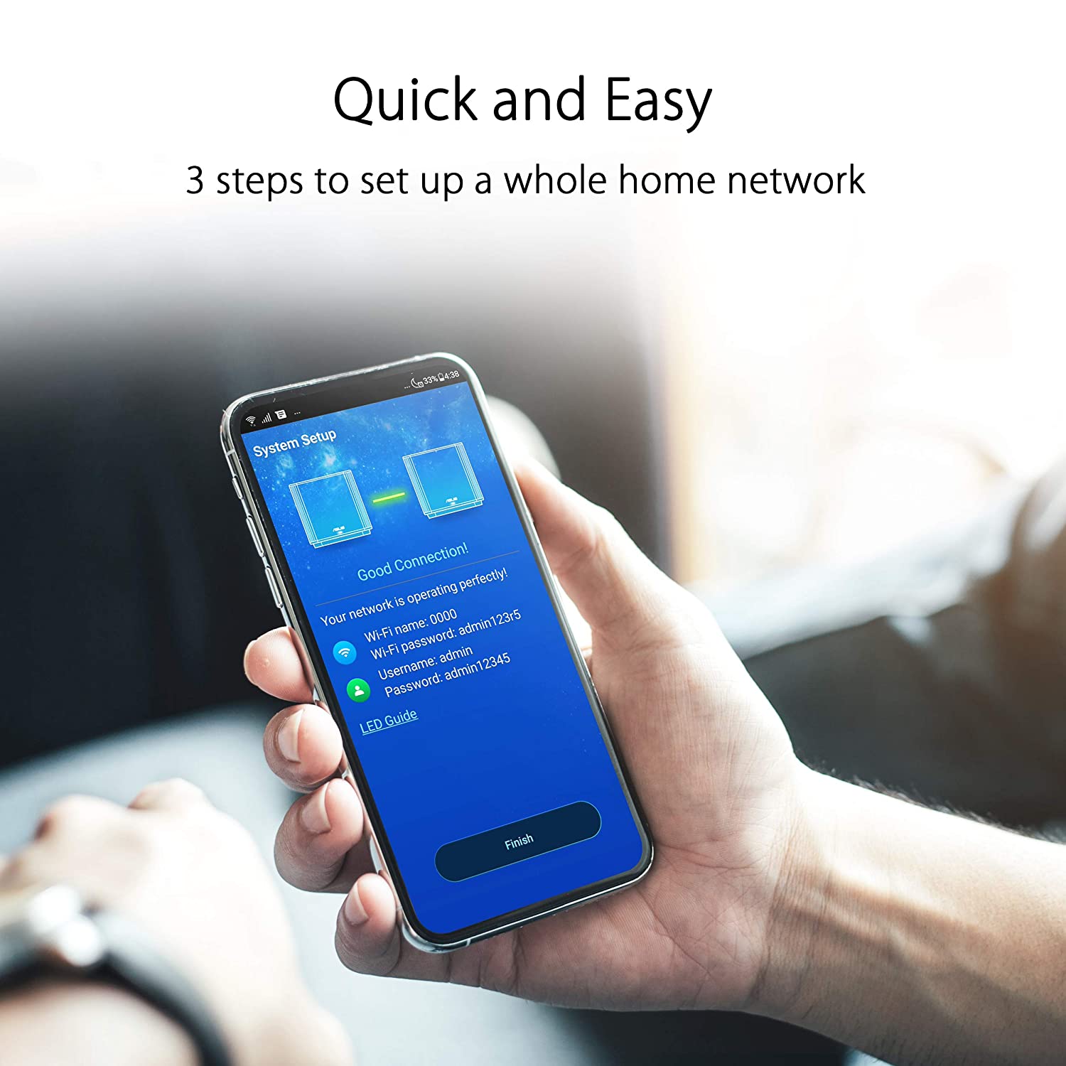 ASUS ZenWiFi AX XT8 AX6600 Extendable Router Dual Pack White - image 5
