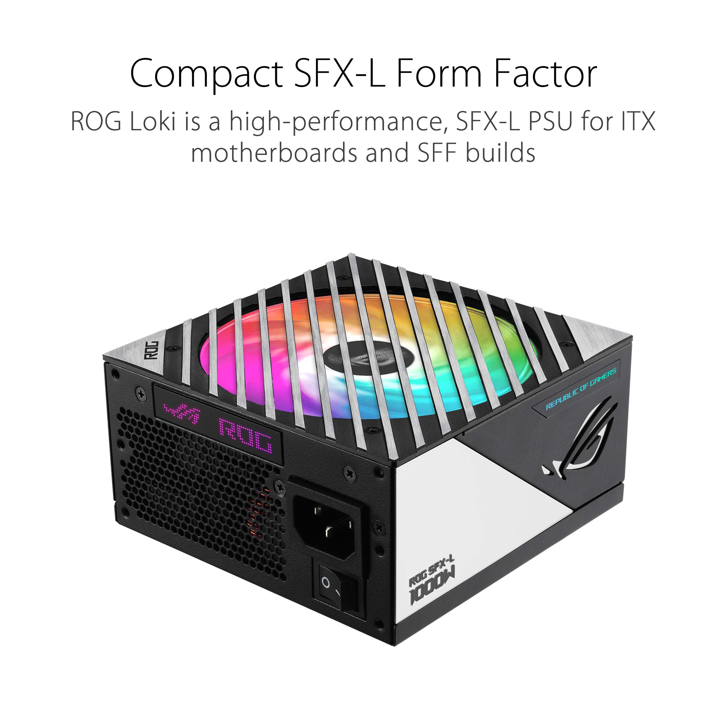 ASUS ROG LOKI 1000P SFX-L 80 Plus Platinum PCIe Gen 5 PSU - image 4