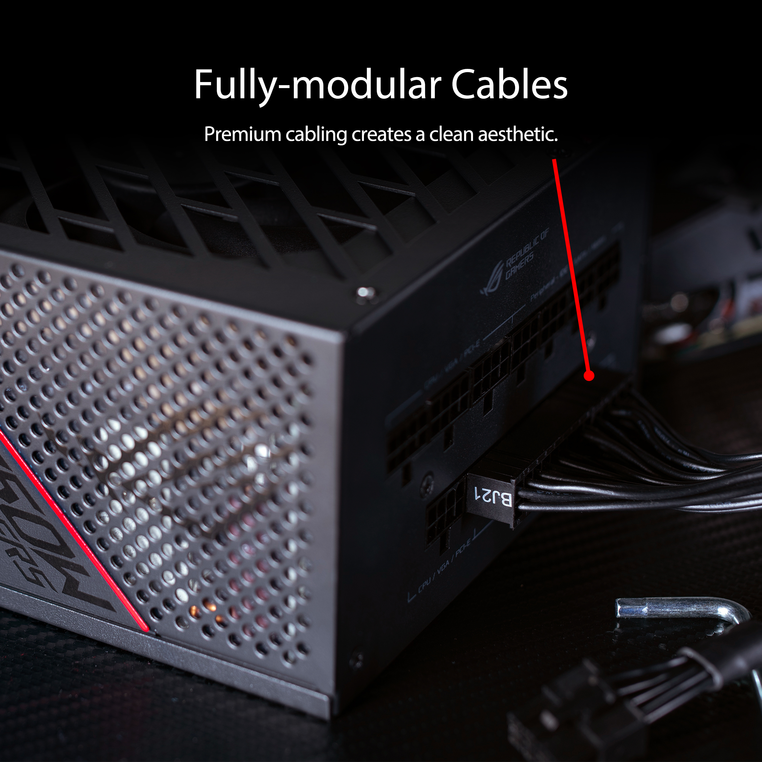 ASUS ROG Strix 850W Gold Full Modular PSU - image 5