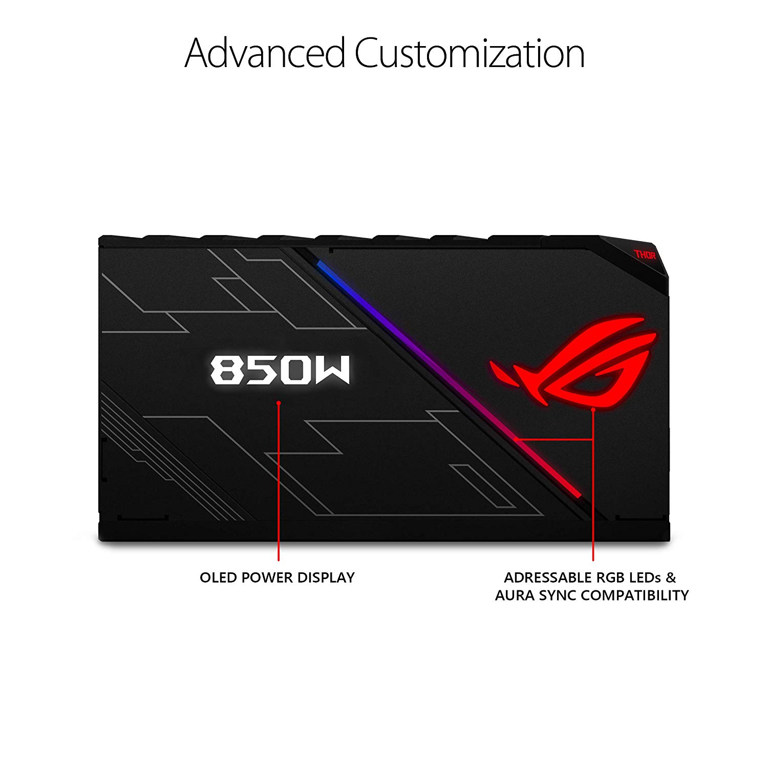 ASUS ROG Thor 850W Platinum Power Supply Unit - image 6