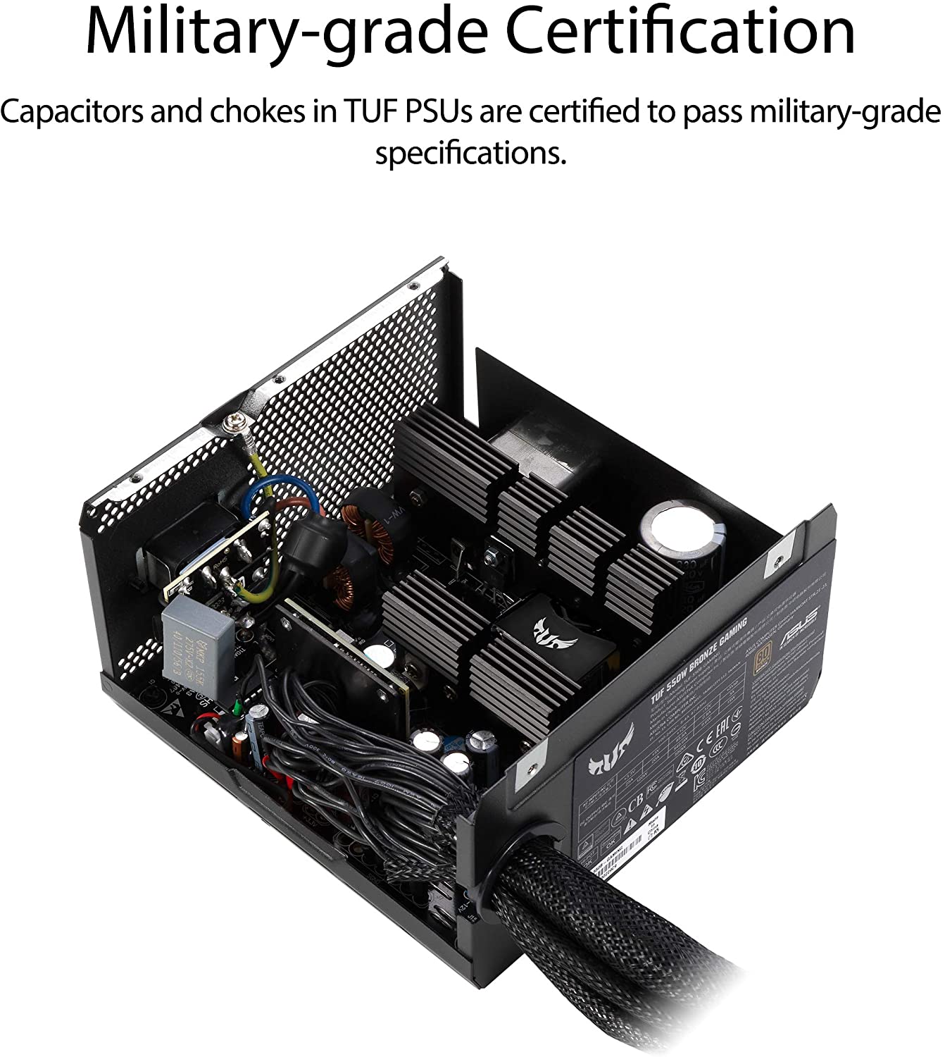ASUS TUF Gaming 550W 80 Plus Bronze PSU - image 2
