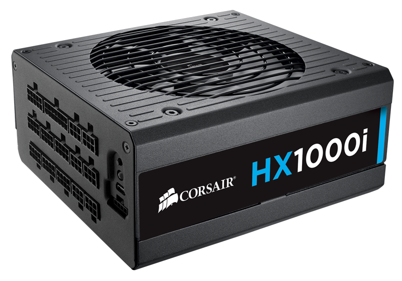 Corsair HX1000i 80 Plus PLATINUM Full Modular Power Supply Unit - image 6