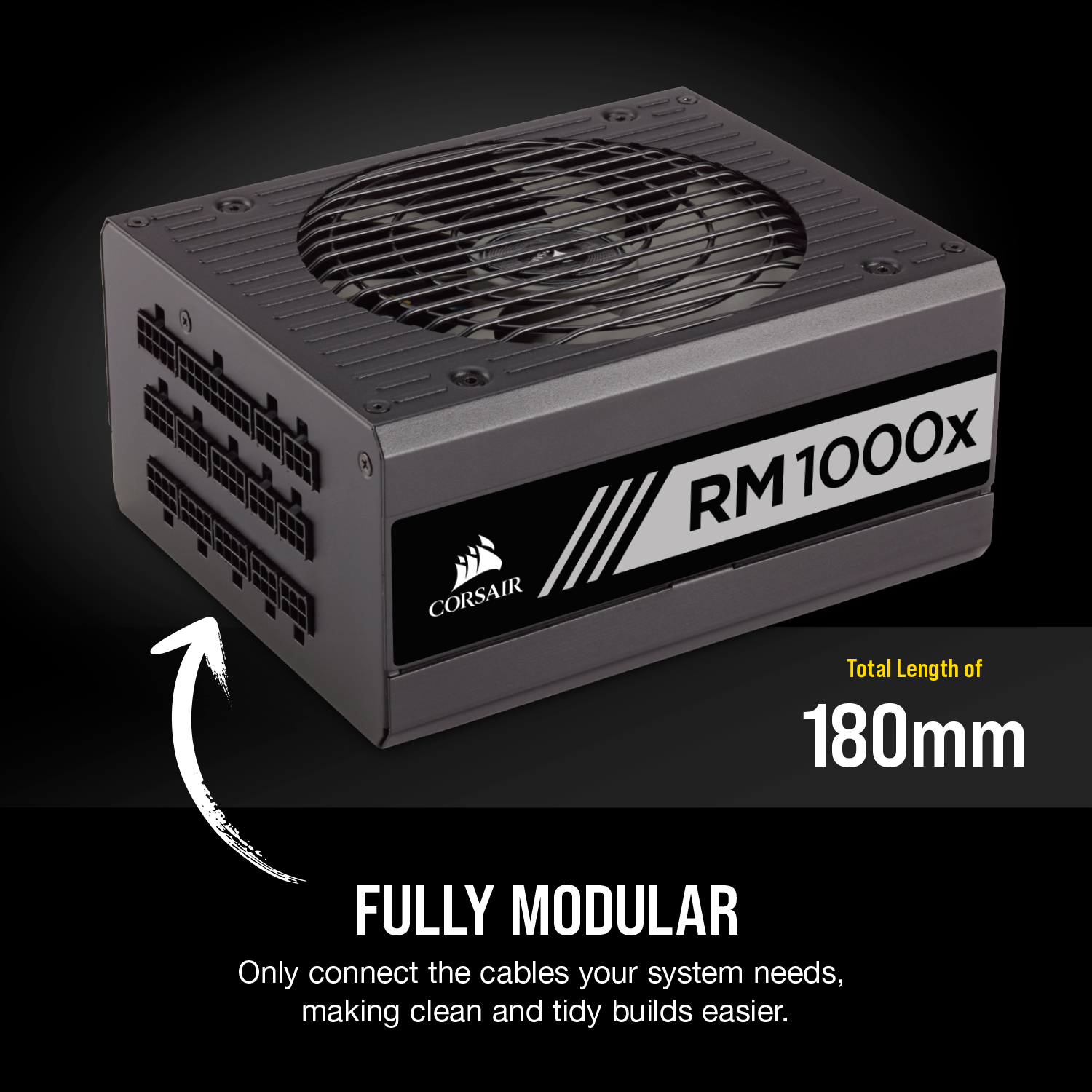 Corsair RM1000x Fully Modular 80 PLUS Gold Power Supply - image 5