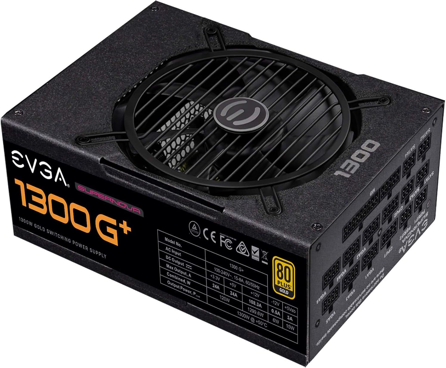 EVGA SuperNOVA 1300 G+ Fully Modular 80 Plus GOLD SMPS - image 2