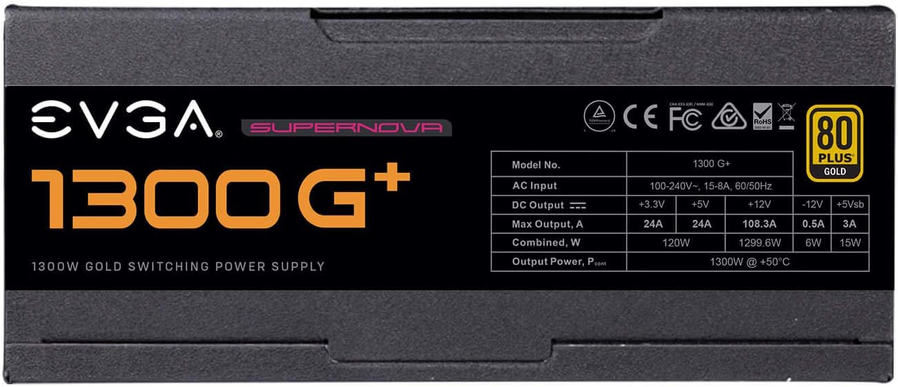 EVGA SuperNOVA 1300 G+ Fully Modular 80 Plus GOLD SMPS - image 4