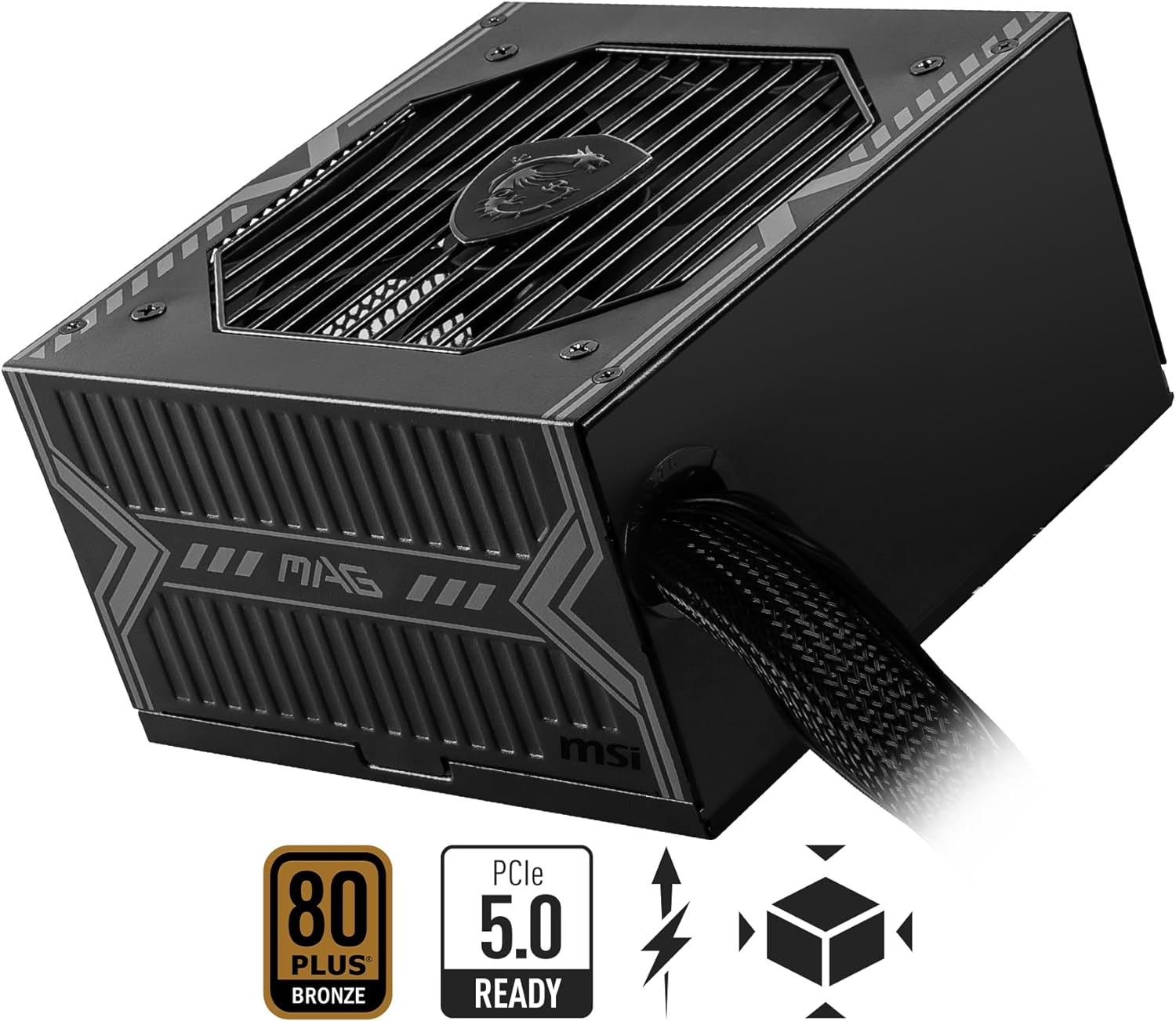 MSI MAG A750BN PCIE5 750 Watt 80 Plus Bronze SMPS - image 2