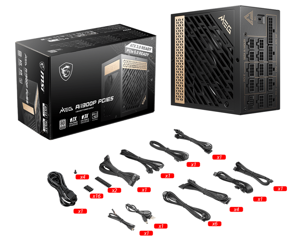 Msi MEG Ai1300P PCIE5 80 PLUS Platinum - image 5