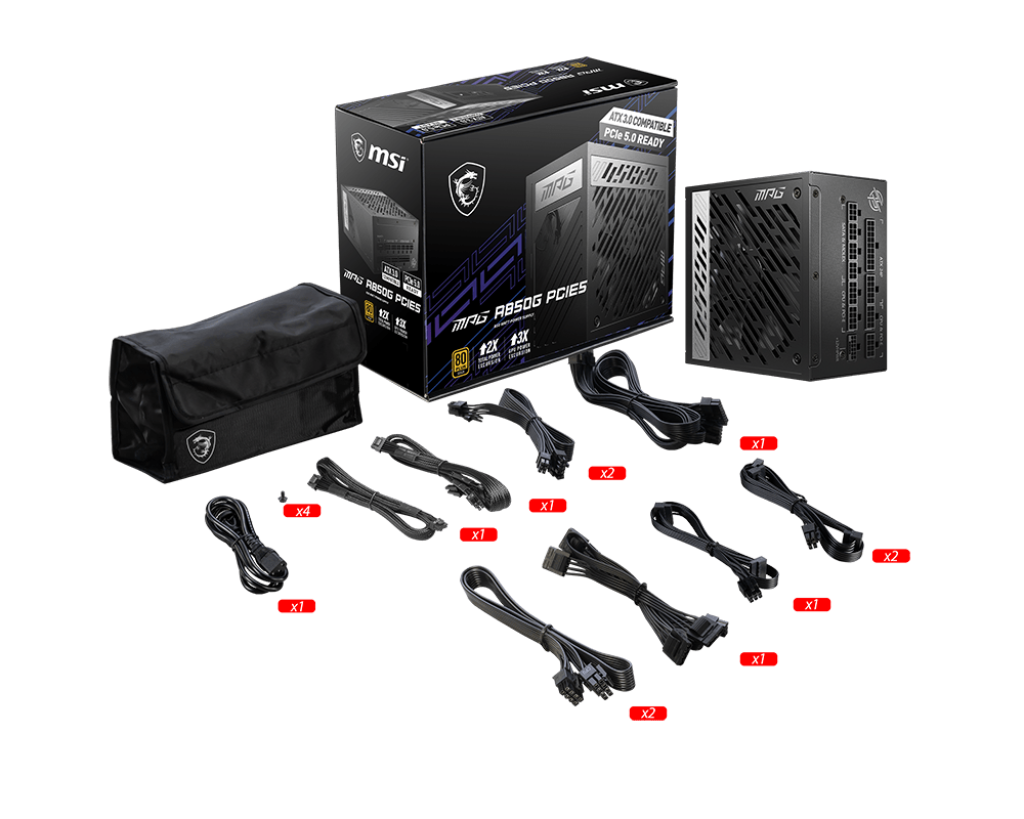 MSI MPG A850G PCIE5 SMPS - image 5