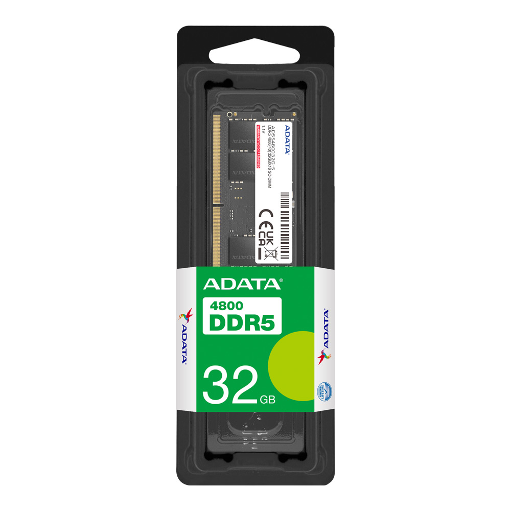 ADATA 32GB DDR5 4800Mhz SO-DIMM Laptop Memory - image 2