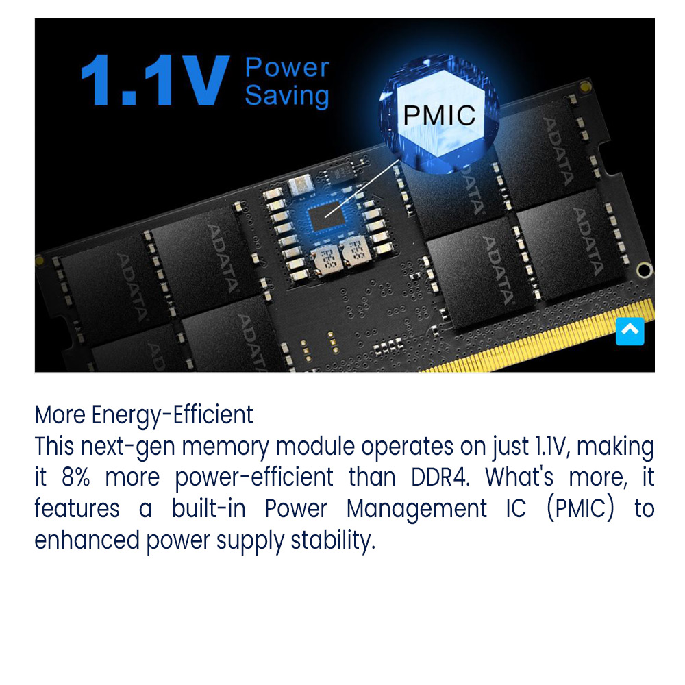 ADATA 32GB DDR5 5600Mhz SO-DIMM Laptop Memory - image 4