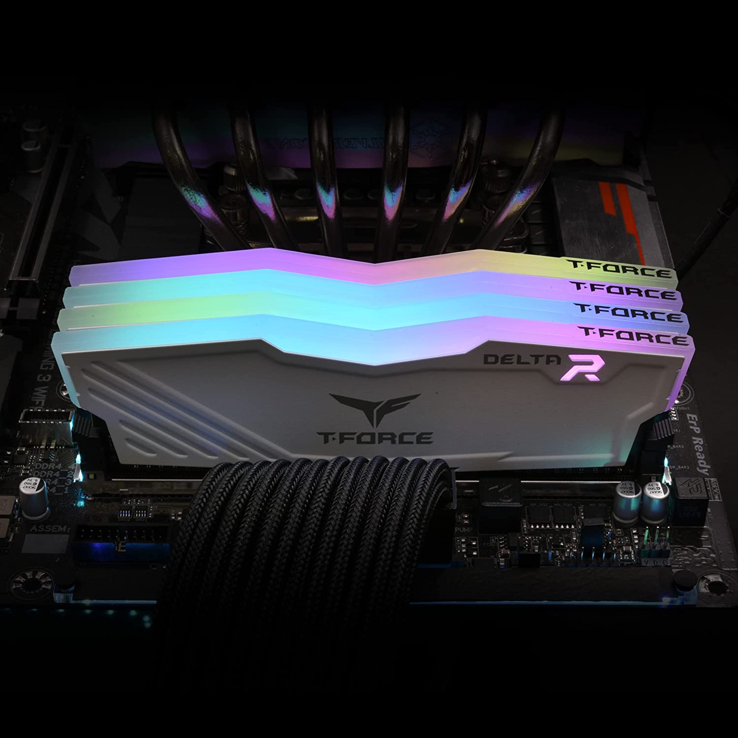 TEAMGROUP T-Force Delta RGB DDR4 16GB (8x2) White - image 4