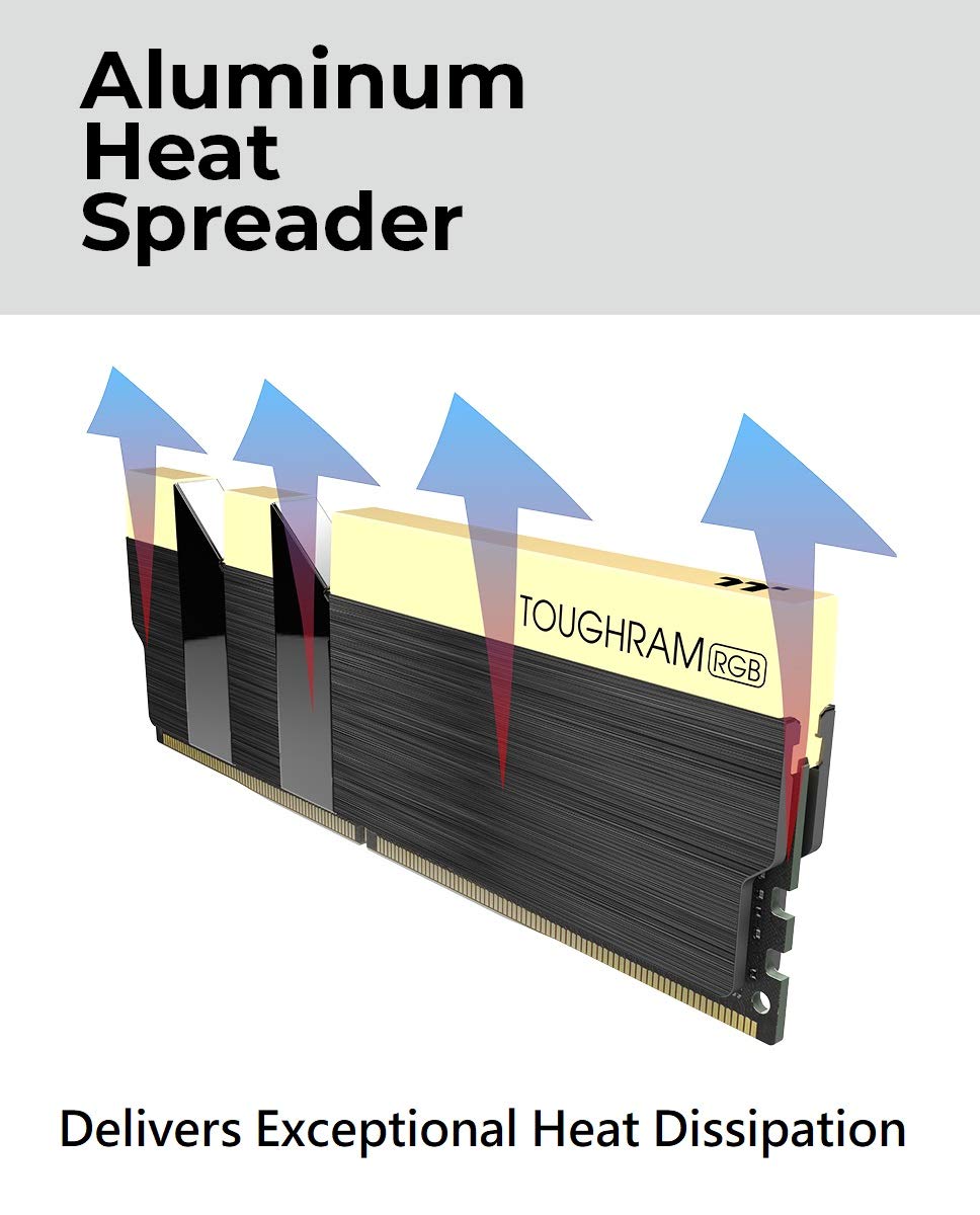 Thermaltake TOUGHRAM RGB 16GB 4000 MHz DDR4 Desktop Ram - image 5