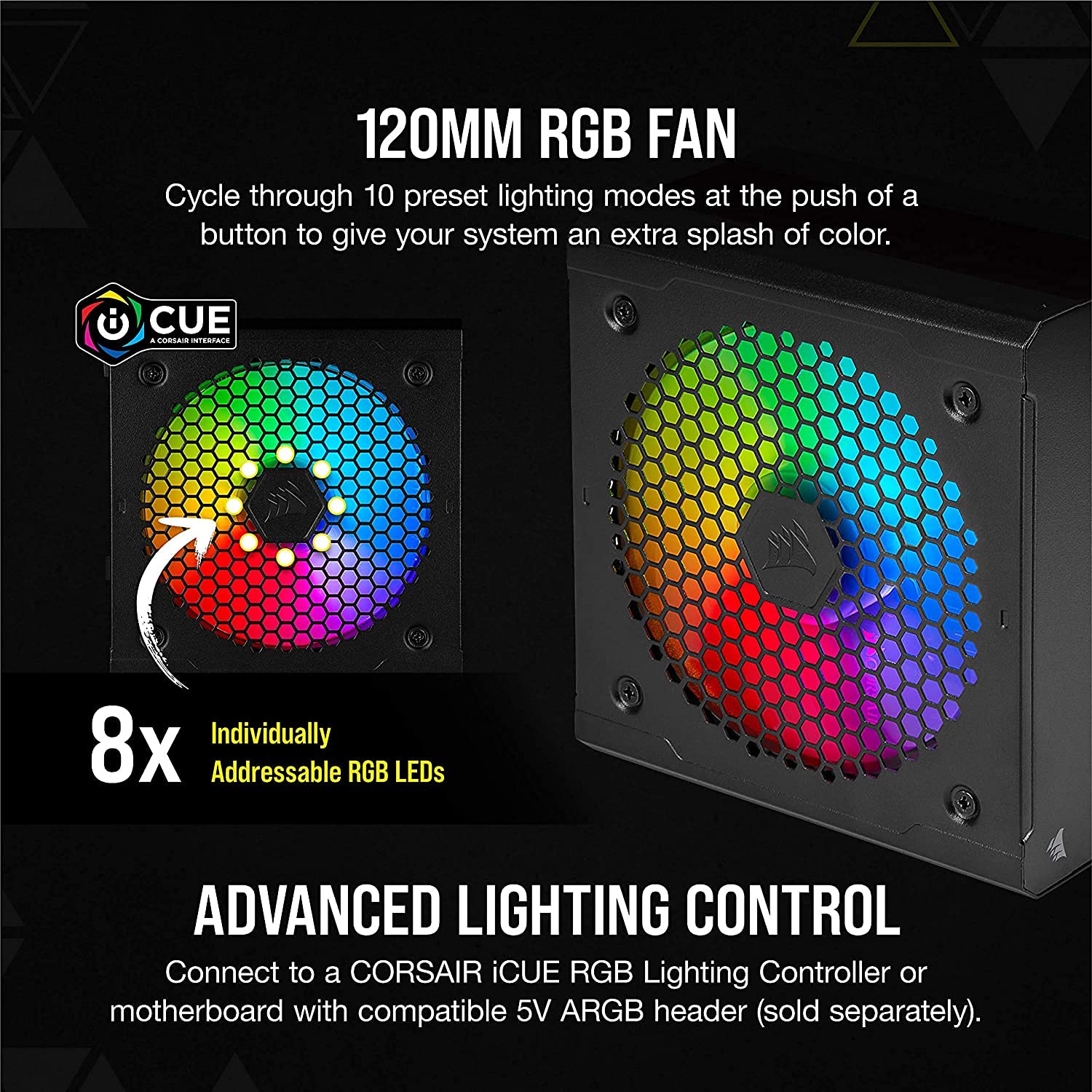 Corsair CX650F RGB 650W 80Plus Bronze Fully Modular RGB PSU - image 4