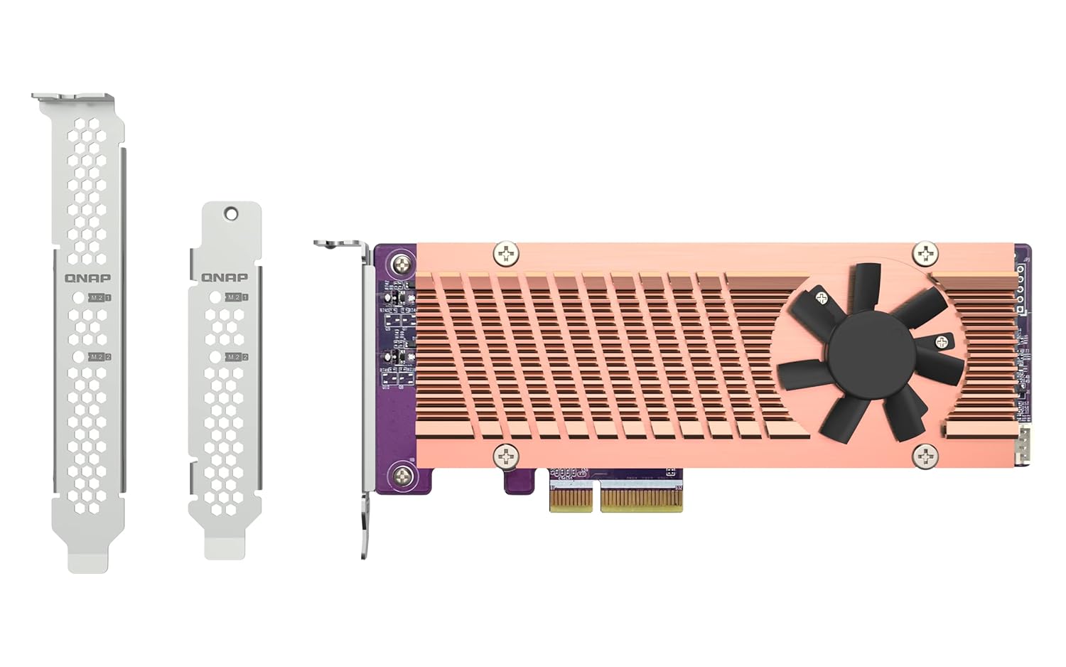 Qnap QM2-2P-344A Dual M.2 PCIe SSD Expansion Card - image 3