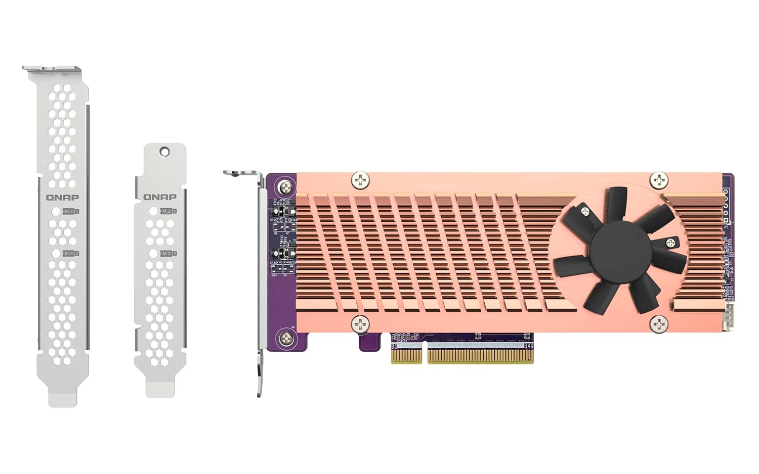 Qnap QM2-2P-384A Dual M.2 PCIe SSD Expansion Card - image 4