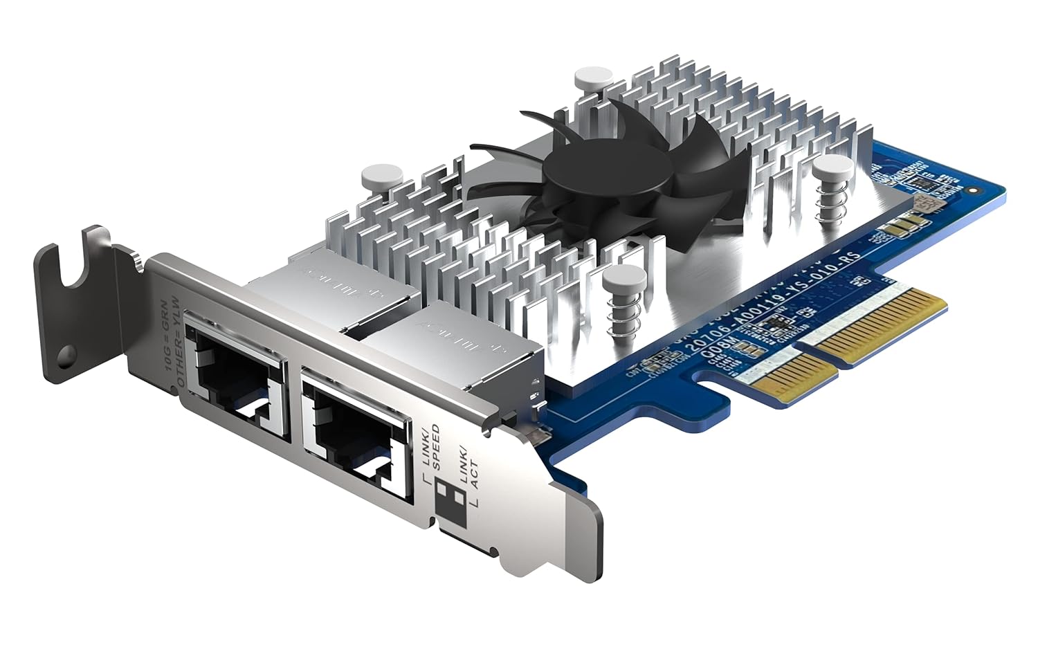 Qnap QXG-10G2T Dual-port 10GbE Network Expansion Card - image 2